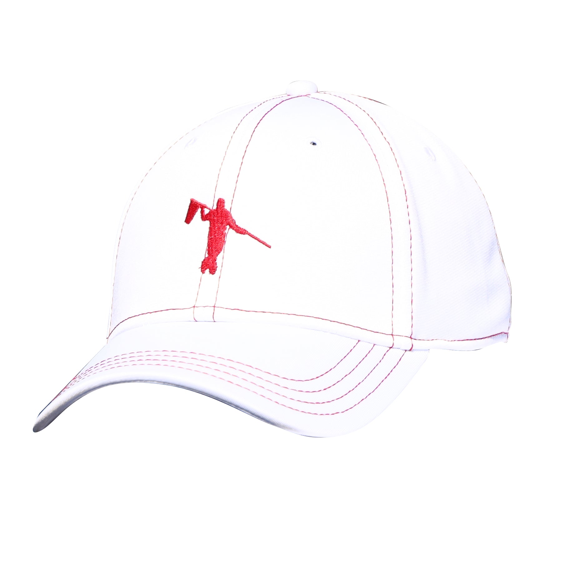Nation Fitted Looper - White/Red
