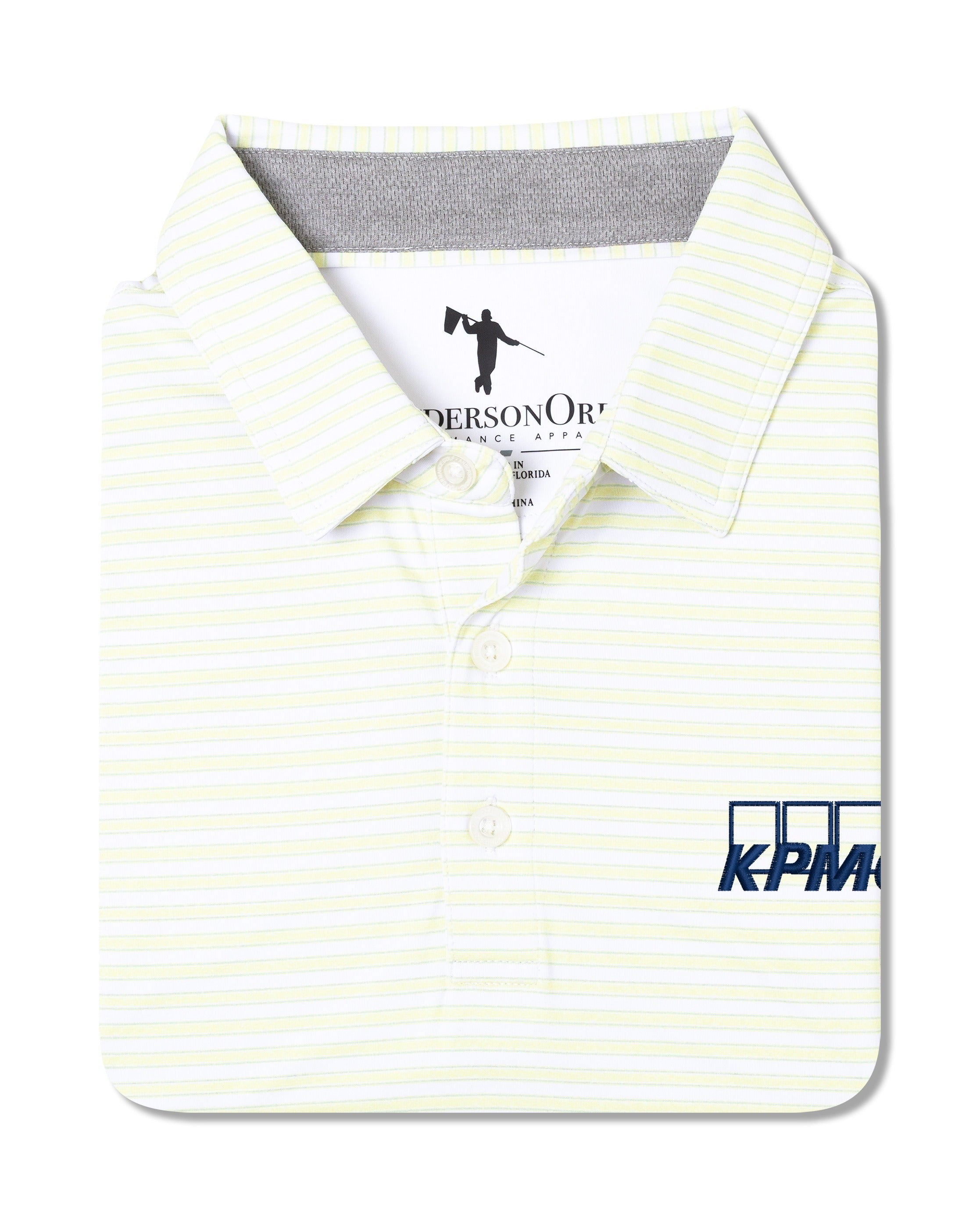 Brooks Polo KPMG - HTR Glass Green/HTR Niagara Mist