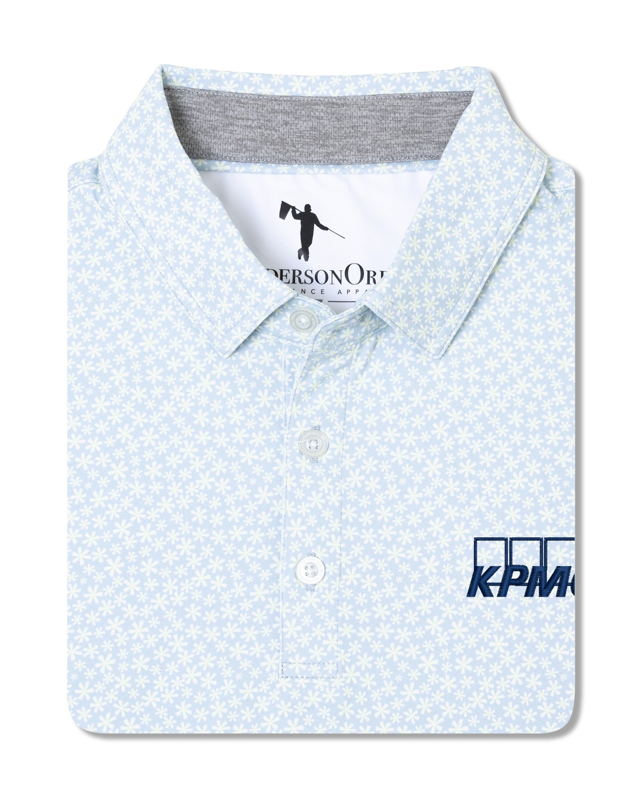 The K Polo KPMG - Niagara Mist/Glass Green/White