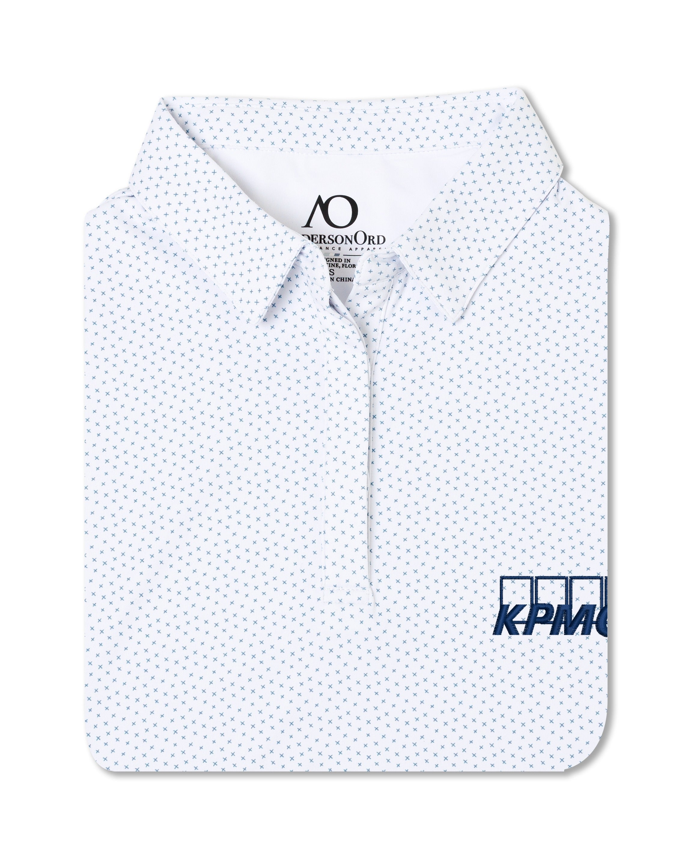 Waikoloa Polo KPMG - White/Faded Denim