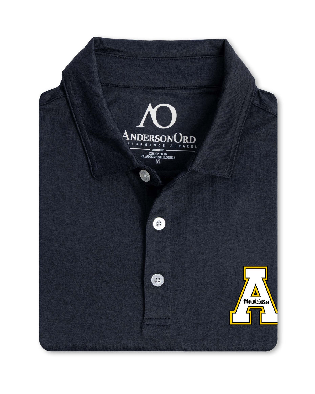 Gamer Polo Appalachian State - Black Heather