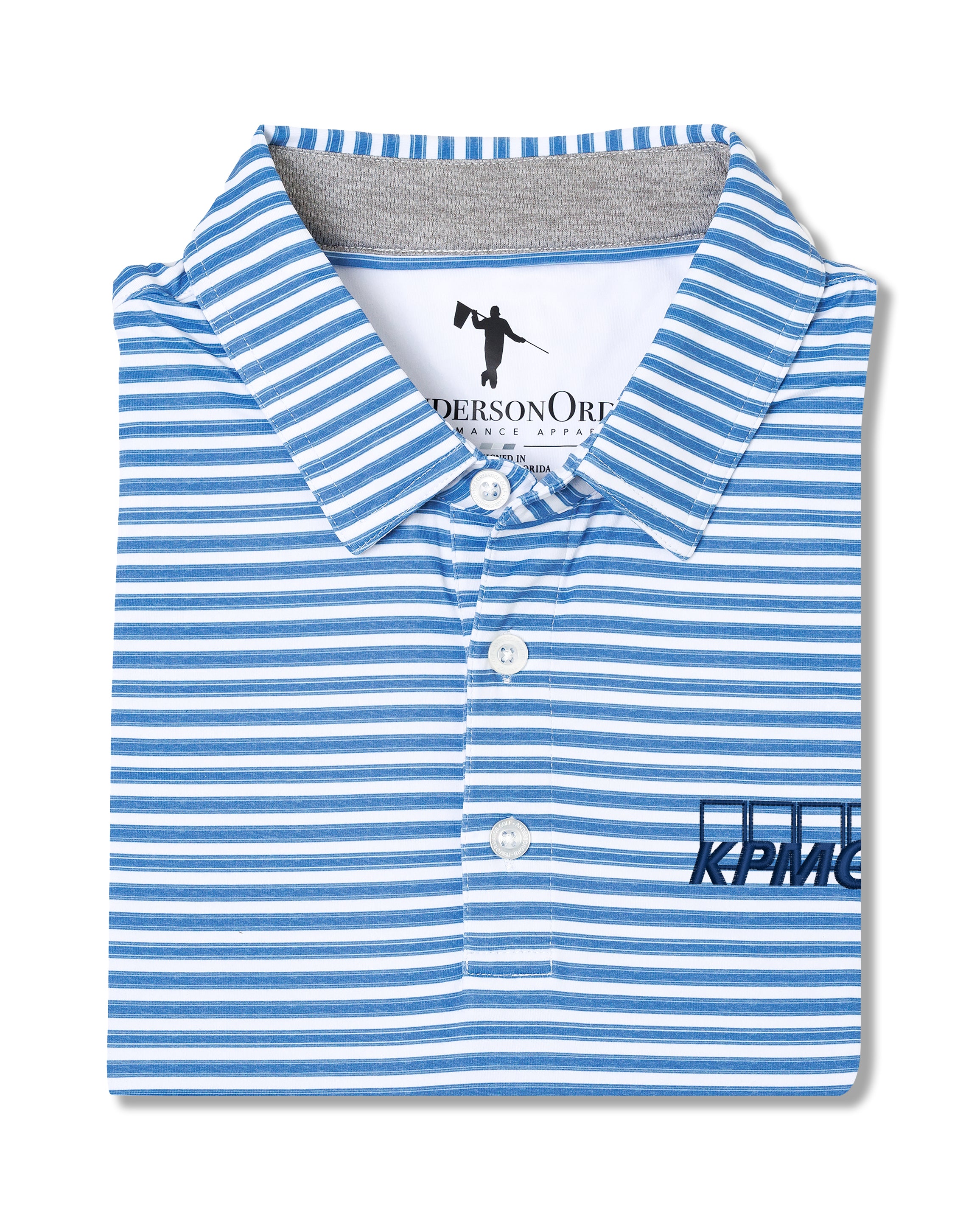 Brooks Polo KPMG - HTR Federal Blue/HTR Blue Fog