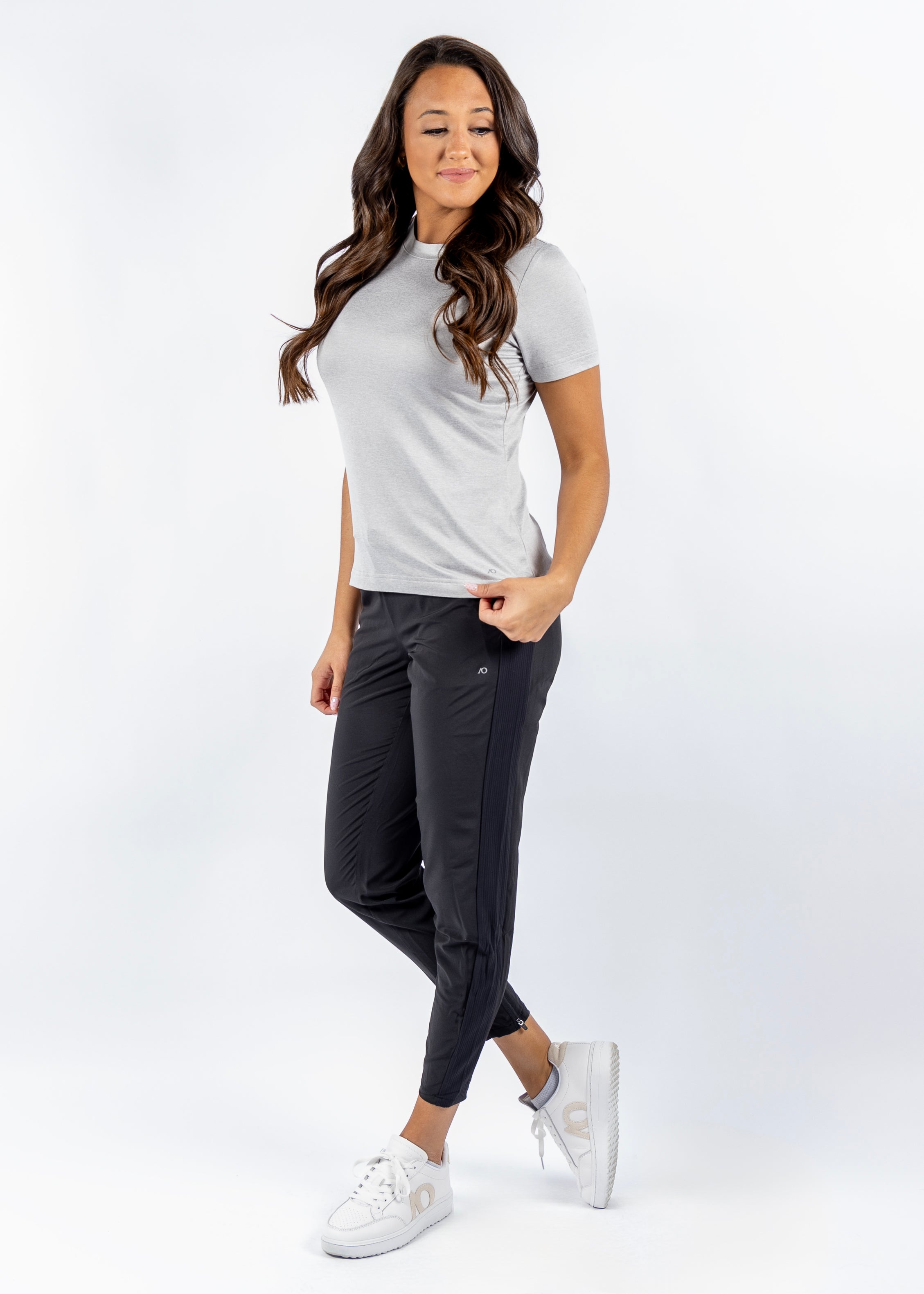 Women's Crewneck Butter T - Platinum Heather