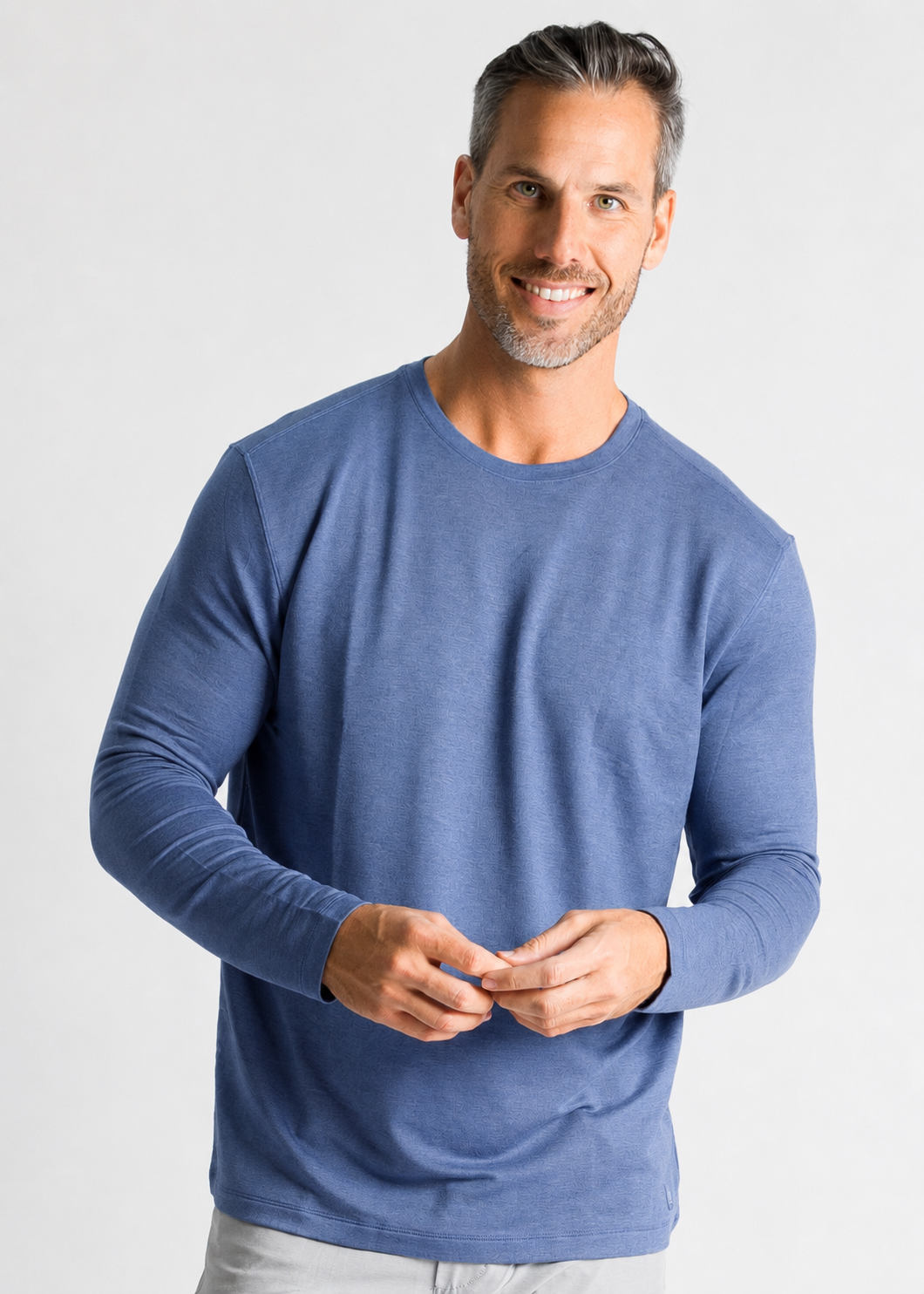 Refine LS - Dark Denim Heather