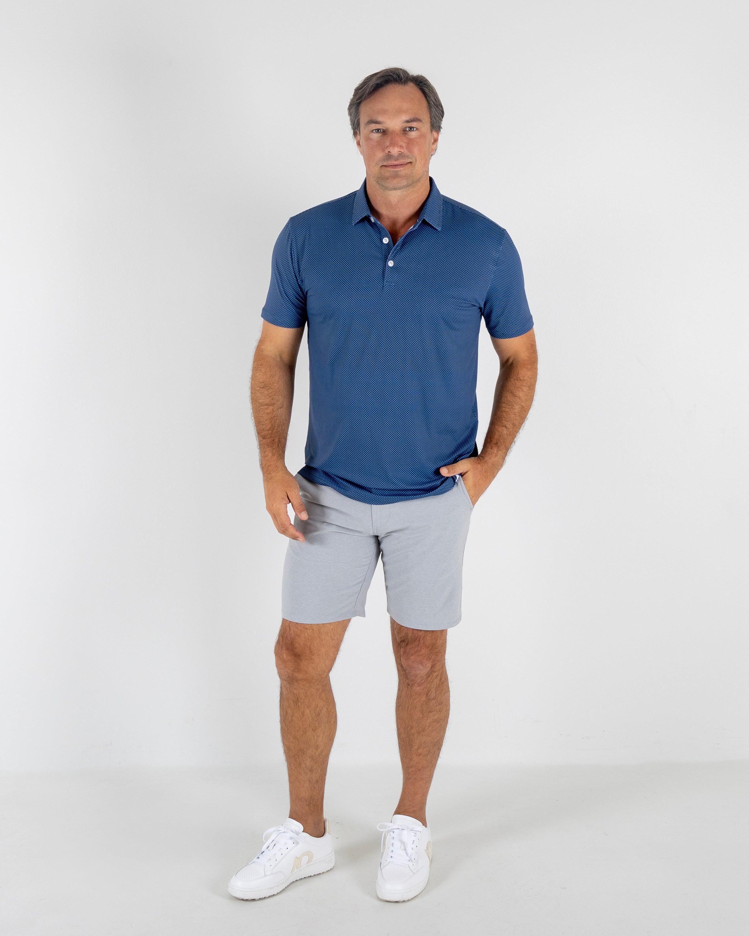 Wallace Polo - Dark Denim/Ancient Water