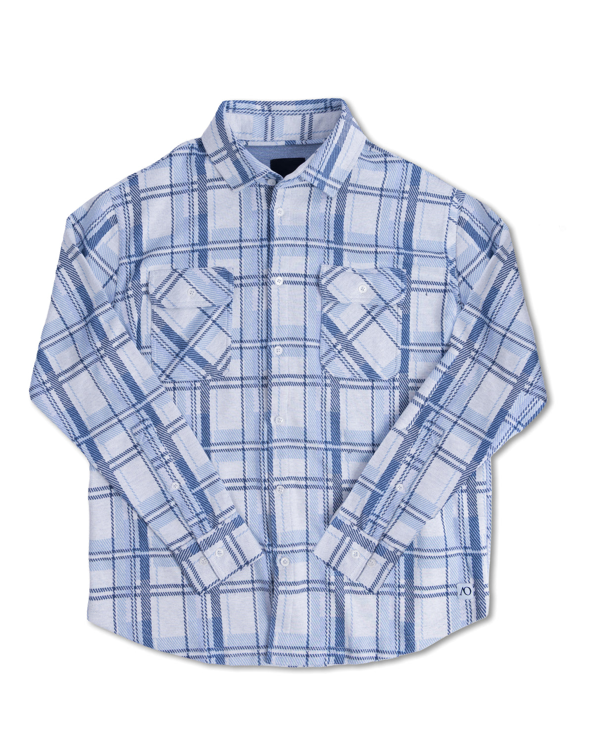 Coastal Overshirt - HTR Ancient Water/HTR Dark Denim