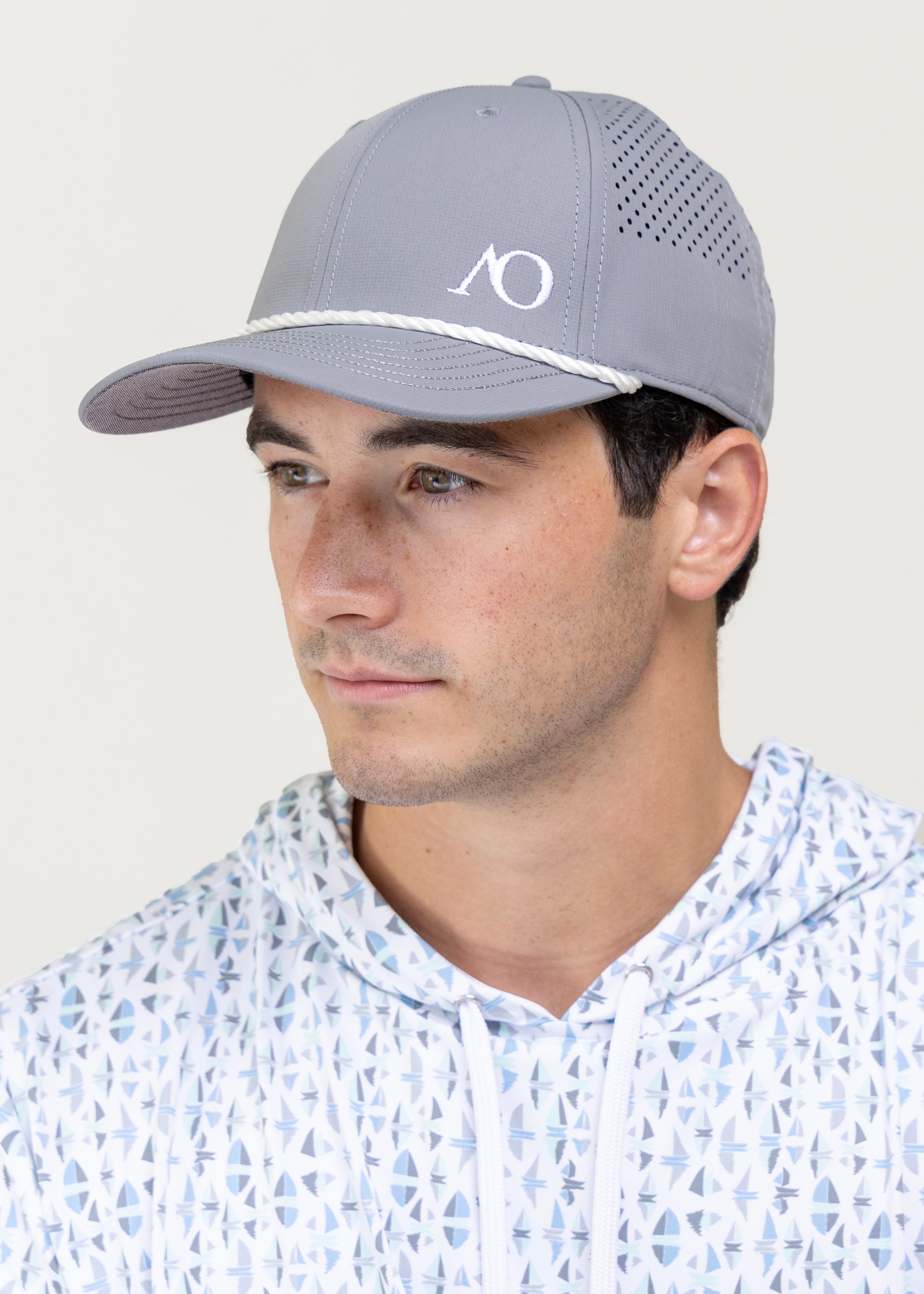 AOx Premium 6-Panel AO Hat - Grey
