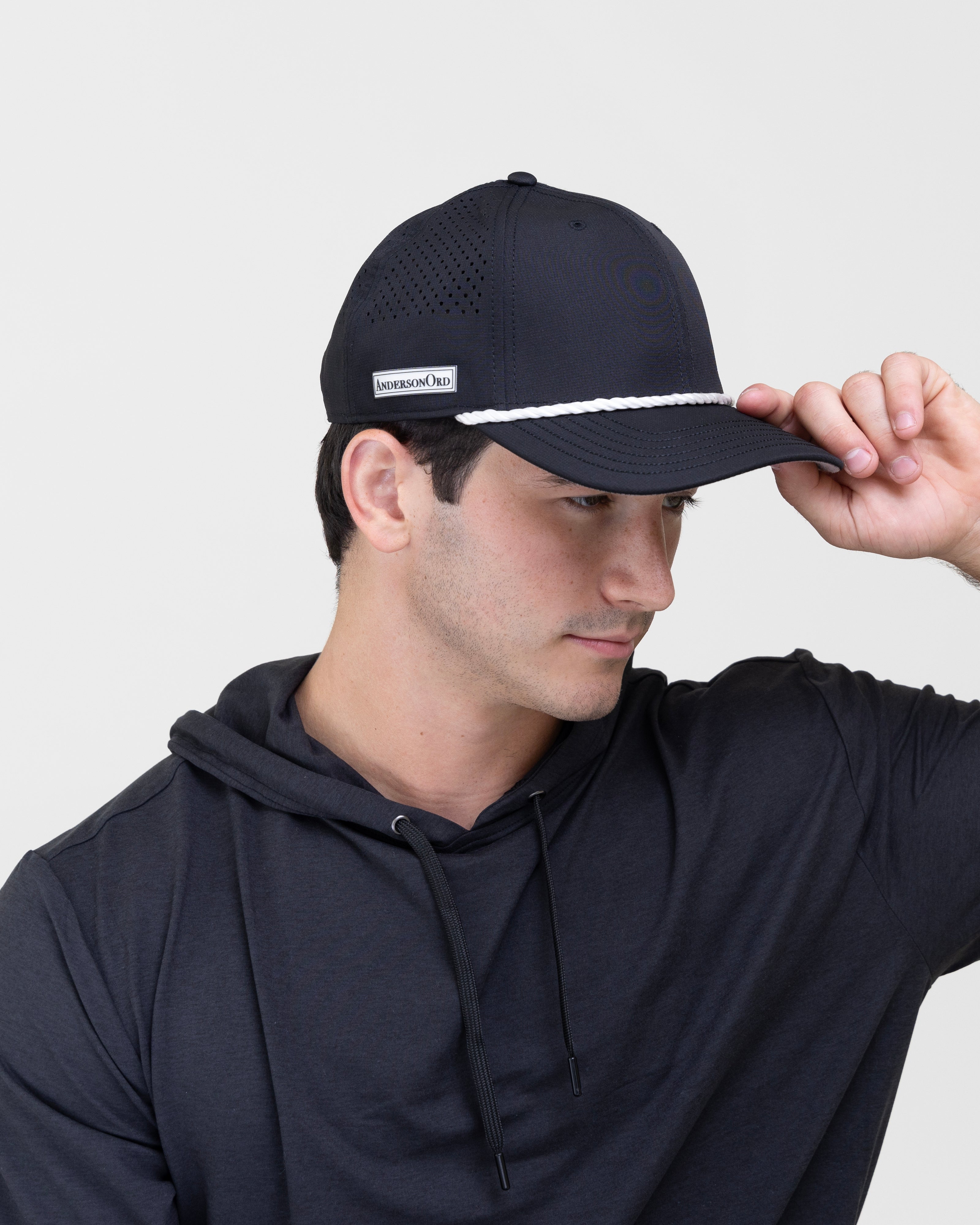 AOx Premium 6-Panel Hat - Black