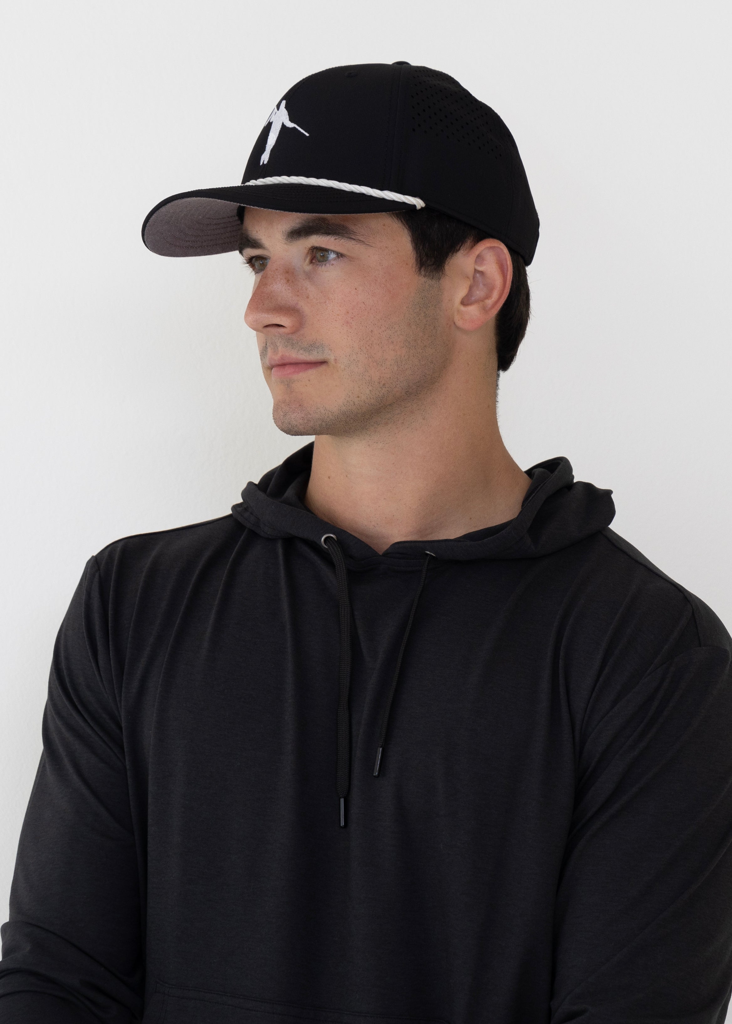 AOx Premium 6-Panel Looper Hat - Black