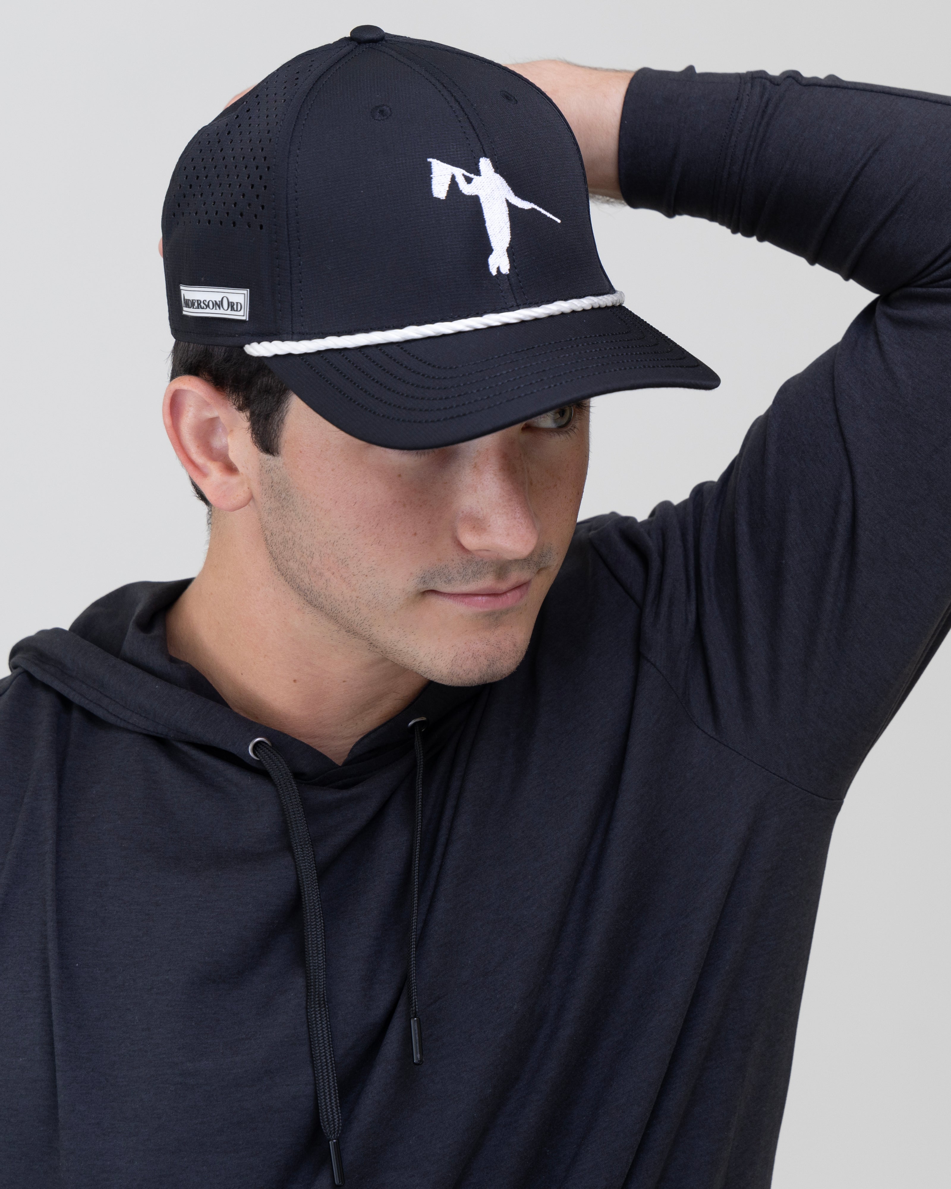 AOx Premium 6-Panel Looper Hat - Black