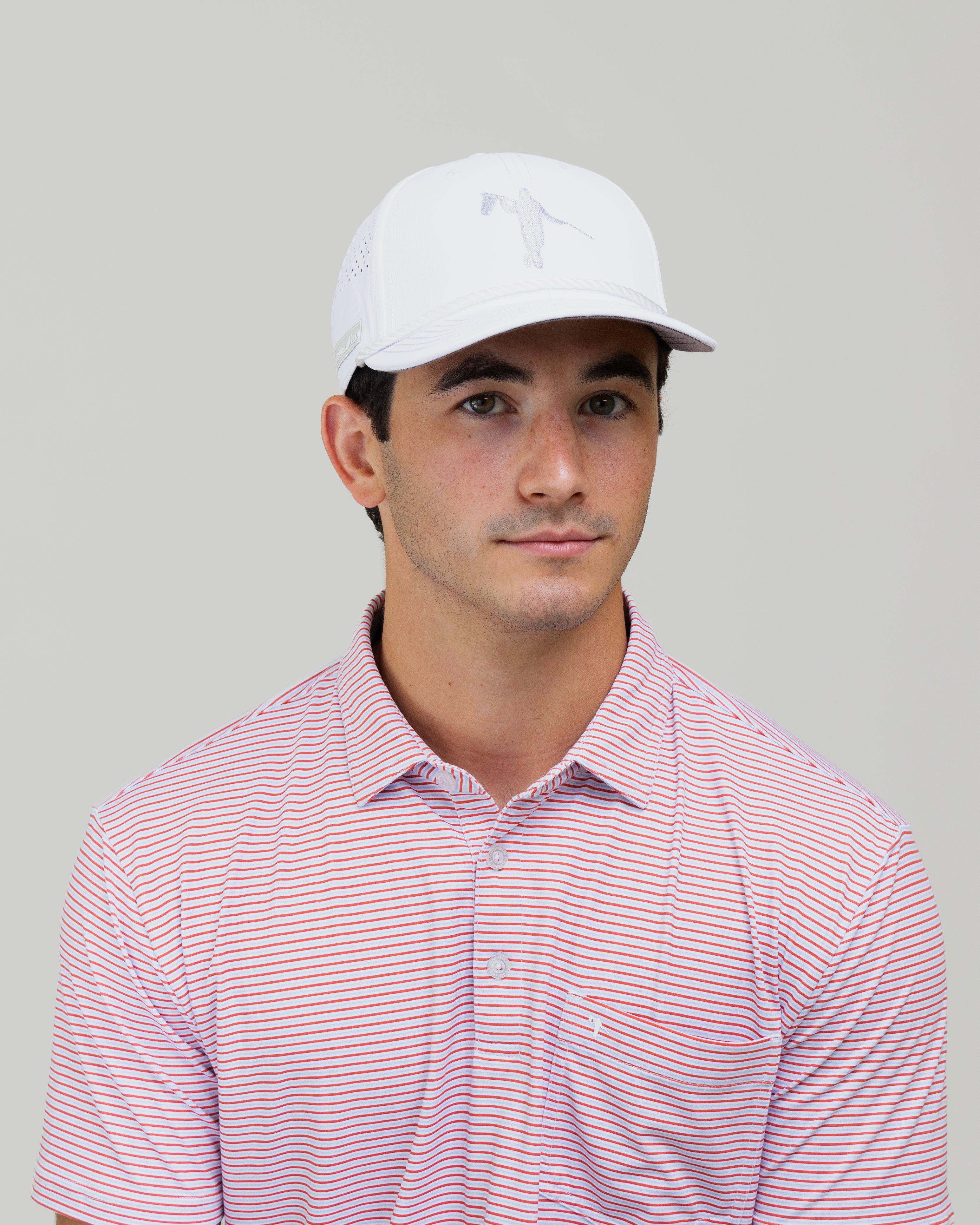 AOx Premium 6-Panel Looper Hat - White