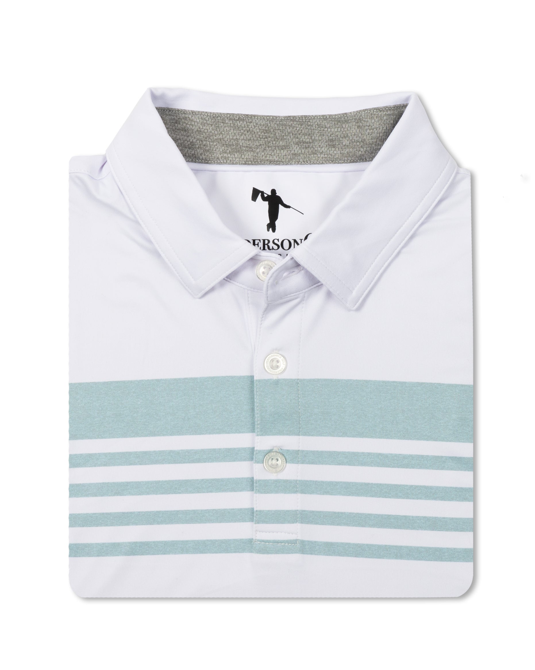 Lake Polo - White/HTR Cloud Green