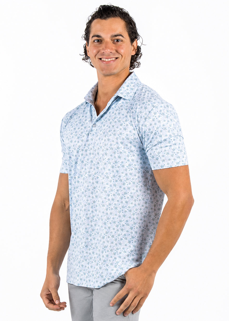 Fields Polo - Pale Sky/Sagebrush Green/Cloud Green/Steel/White