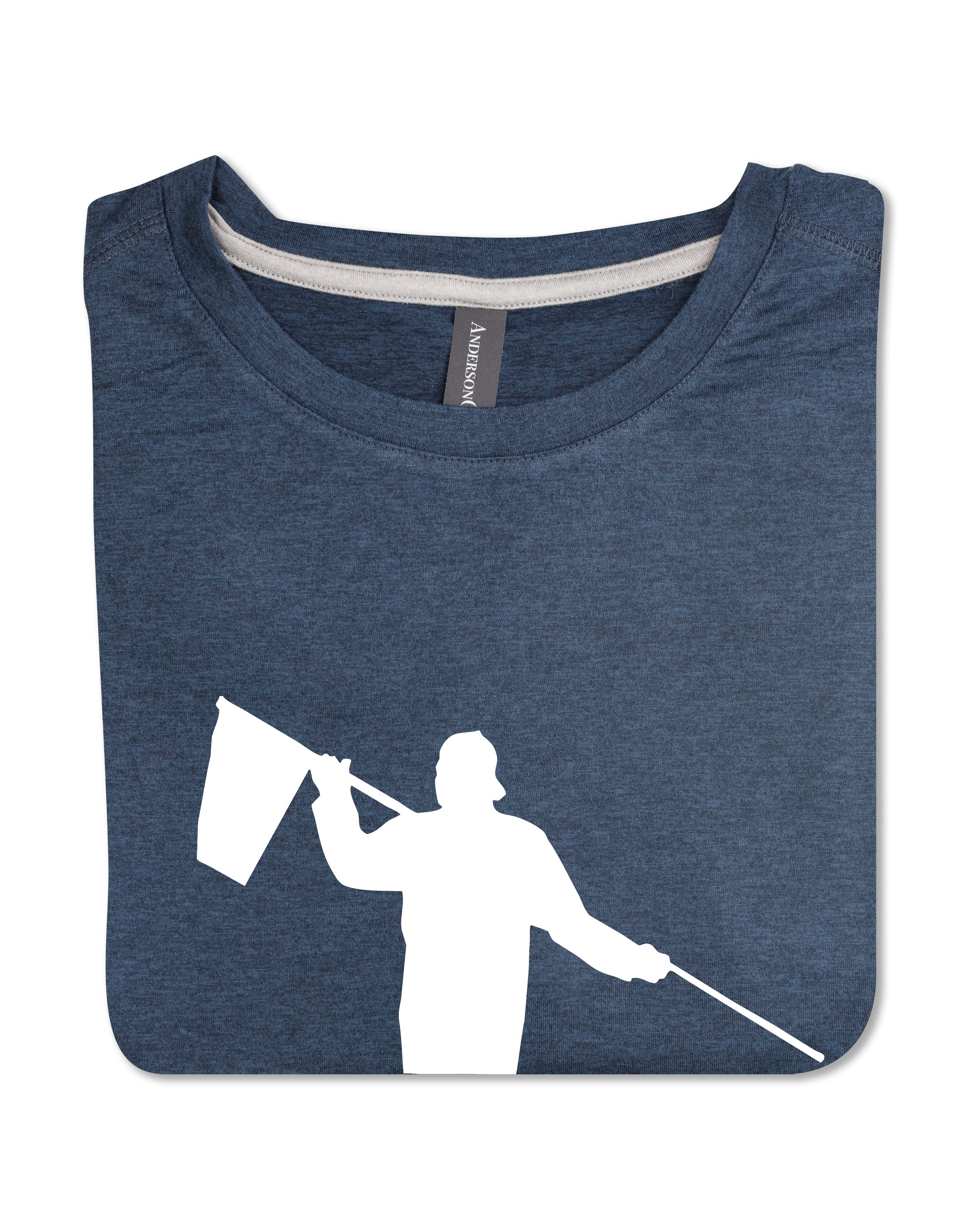 Butter T Looper Silhouette - Navy Heather
