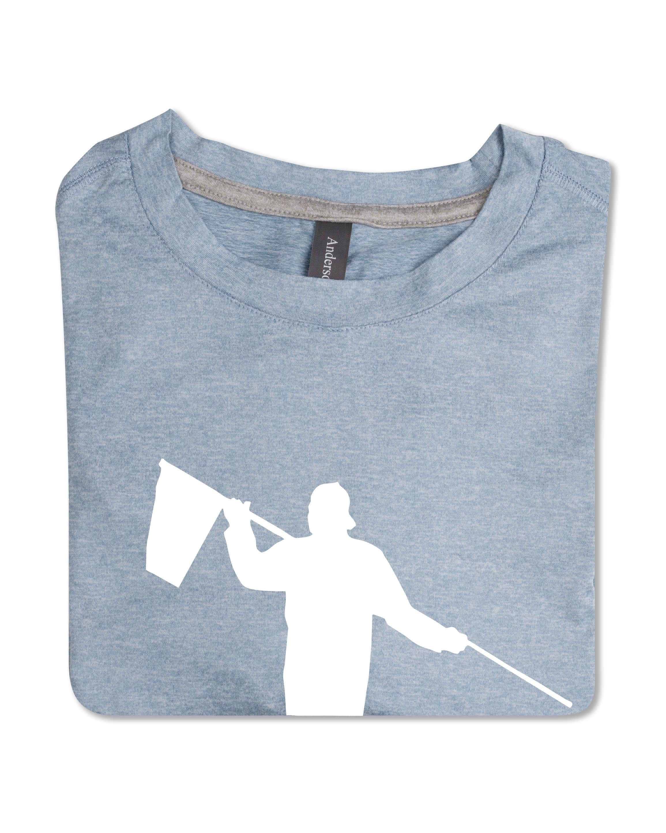 Butter T Looper Silhouette - Blue Fog Heather