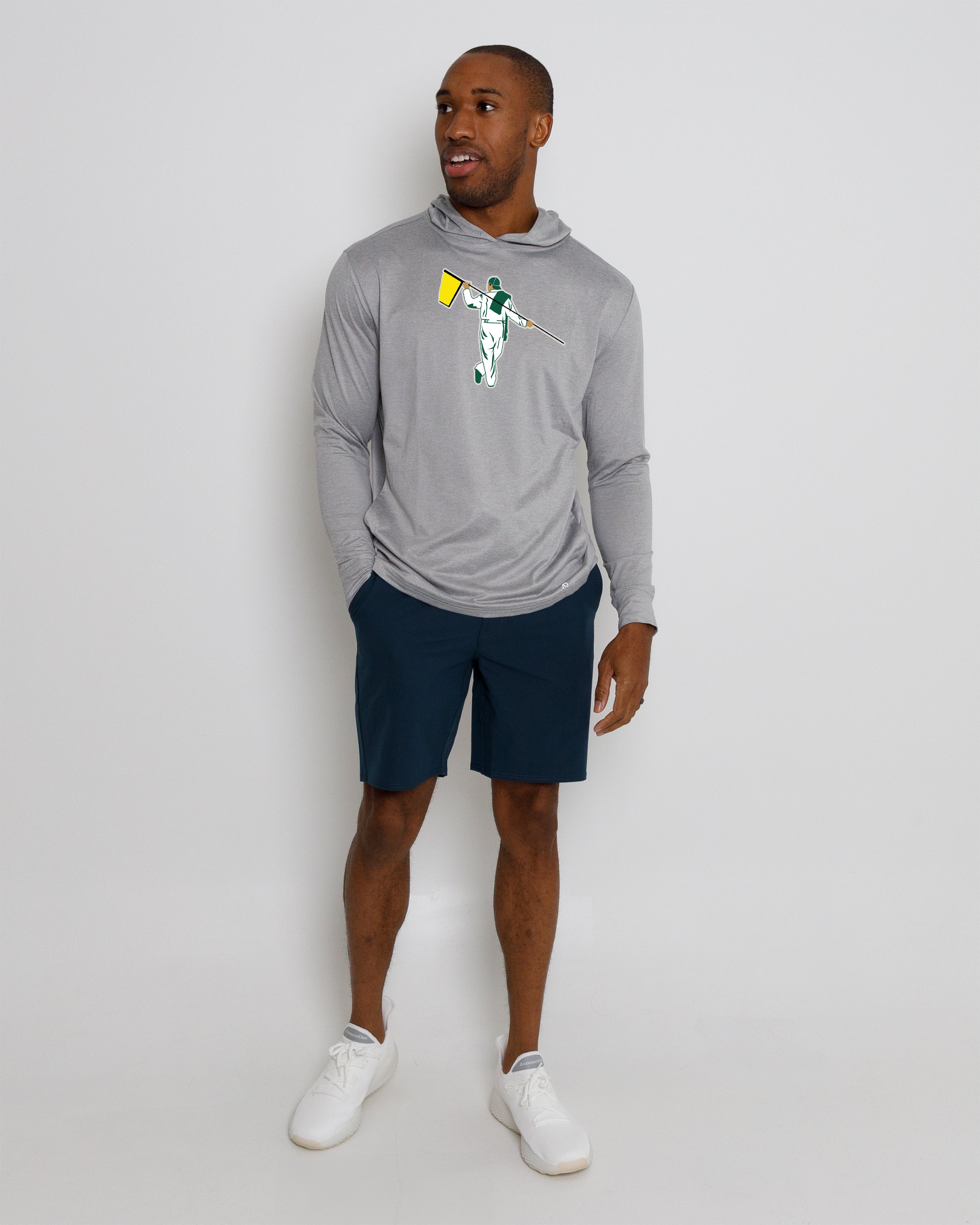 Blacks Beach Hoodie Master Looper - Grey Heather