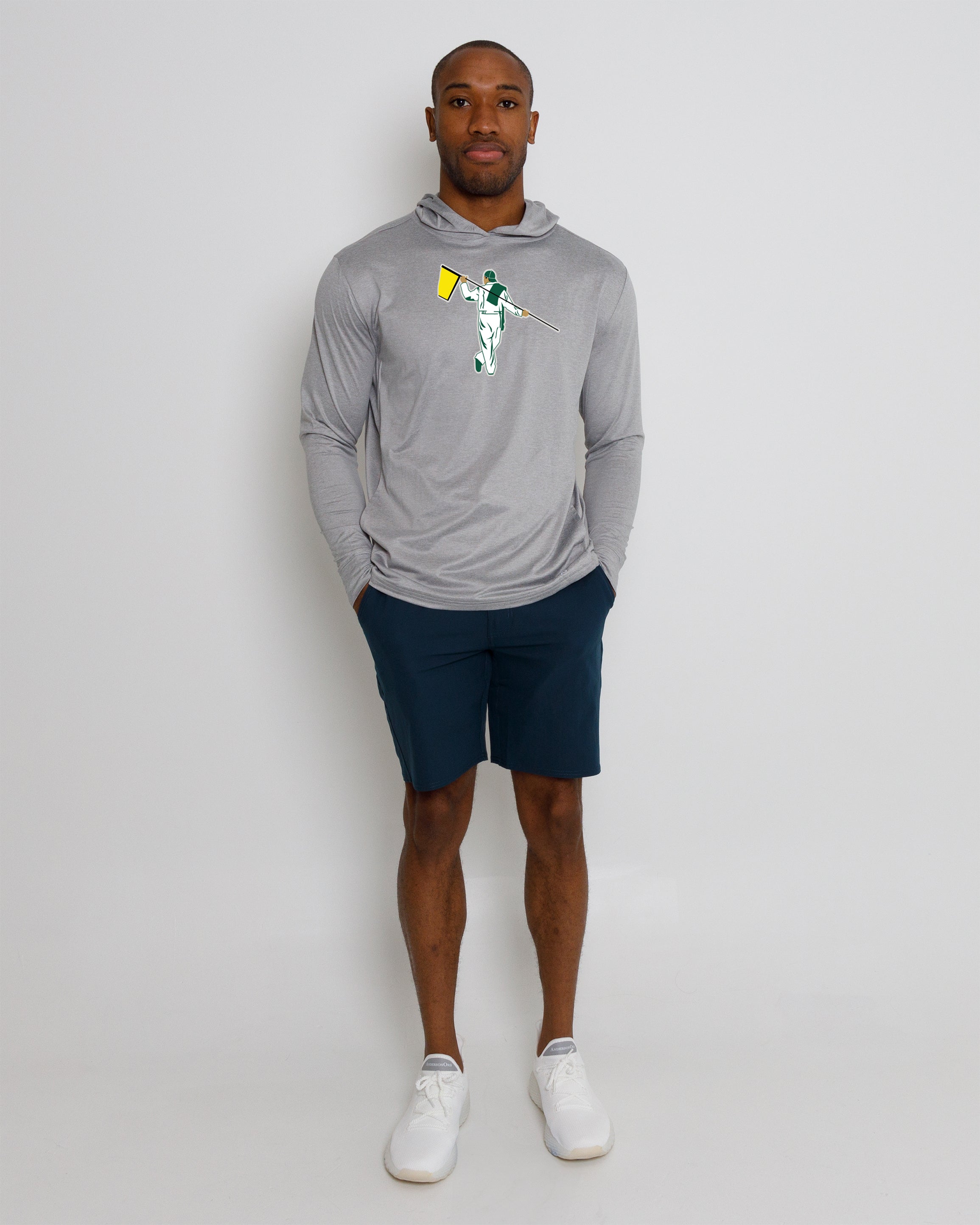 Blacks Beach Hoodie Master Looper - Grey Heather