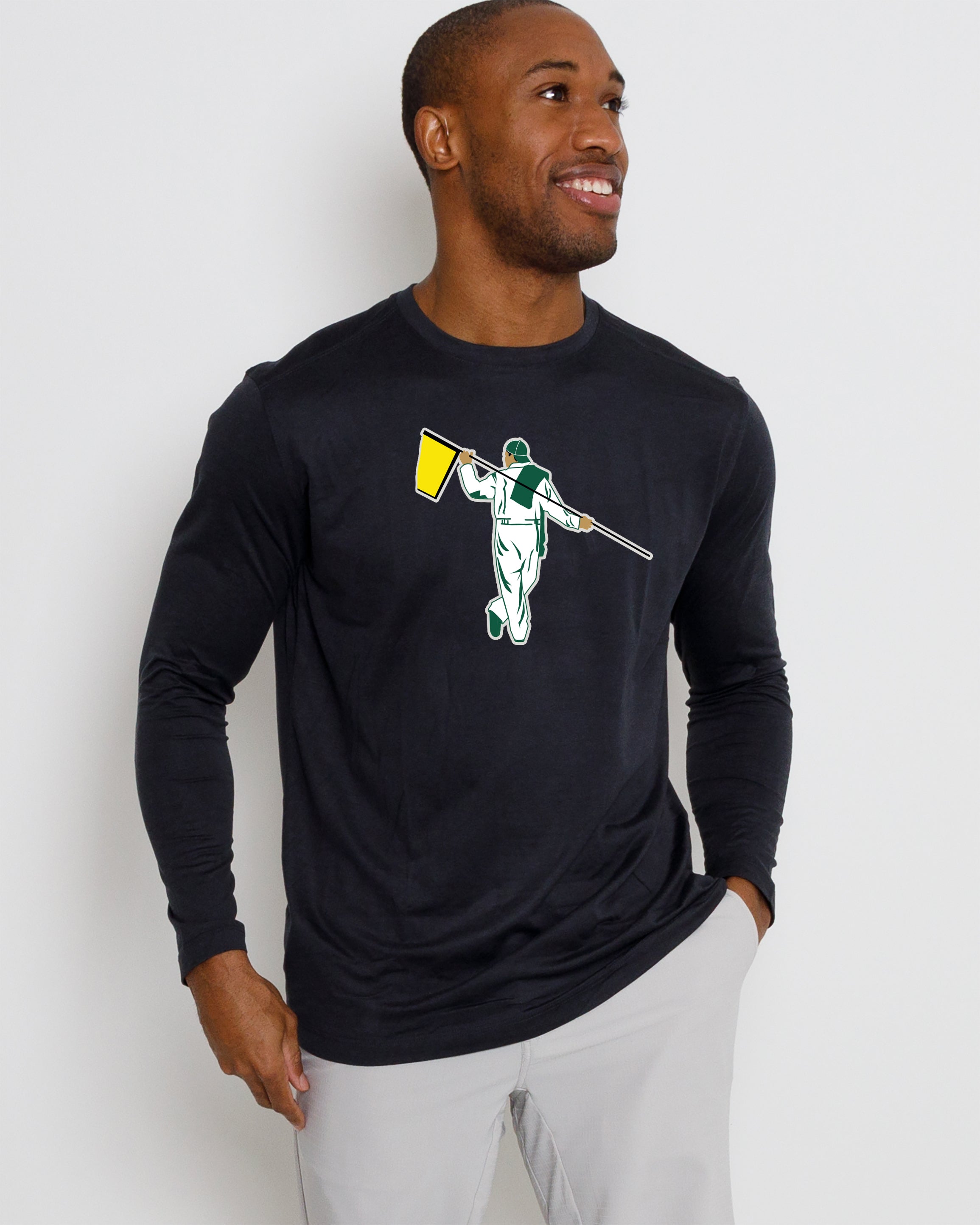 Butter T Long Sleeve Master Looper - Black Heather
