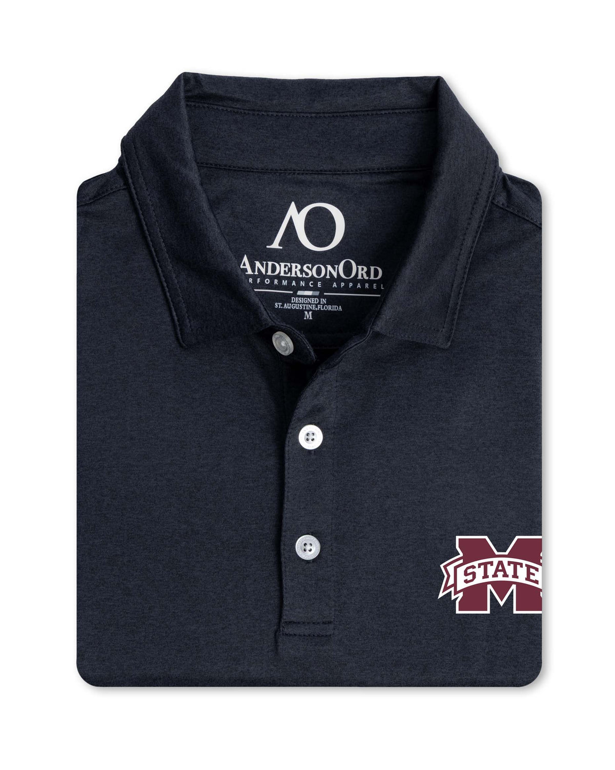 Gamer Polo Mississippi State - Black Heather
