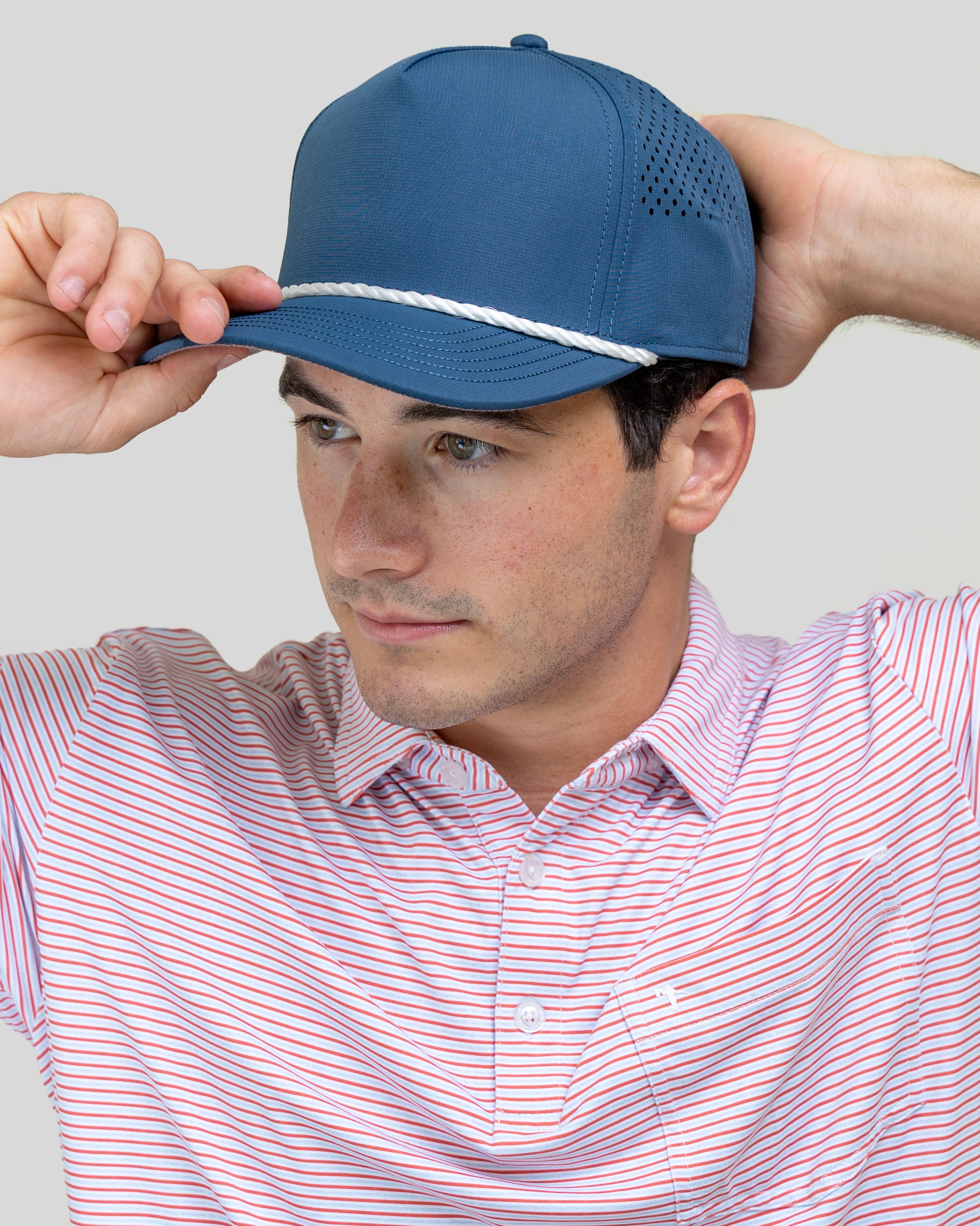 AOx Premium 5-Panel Hat - Navy