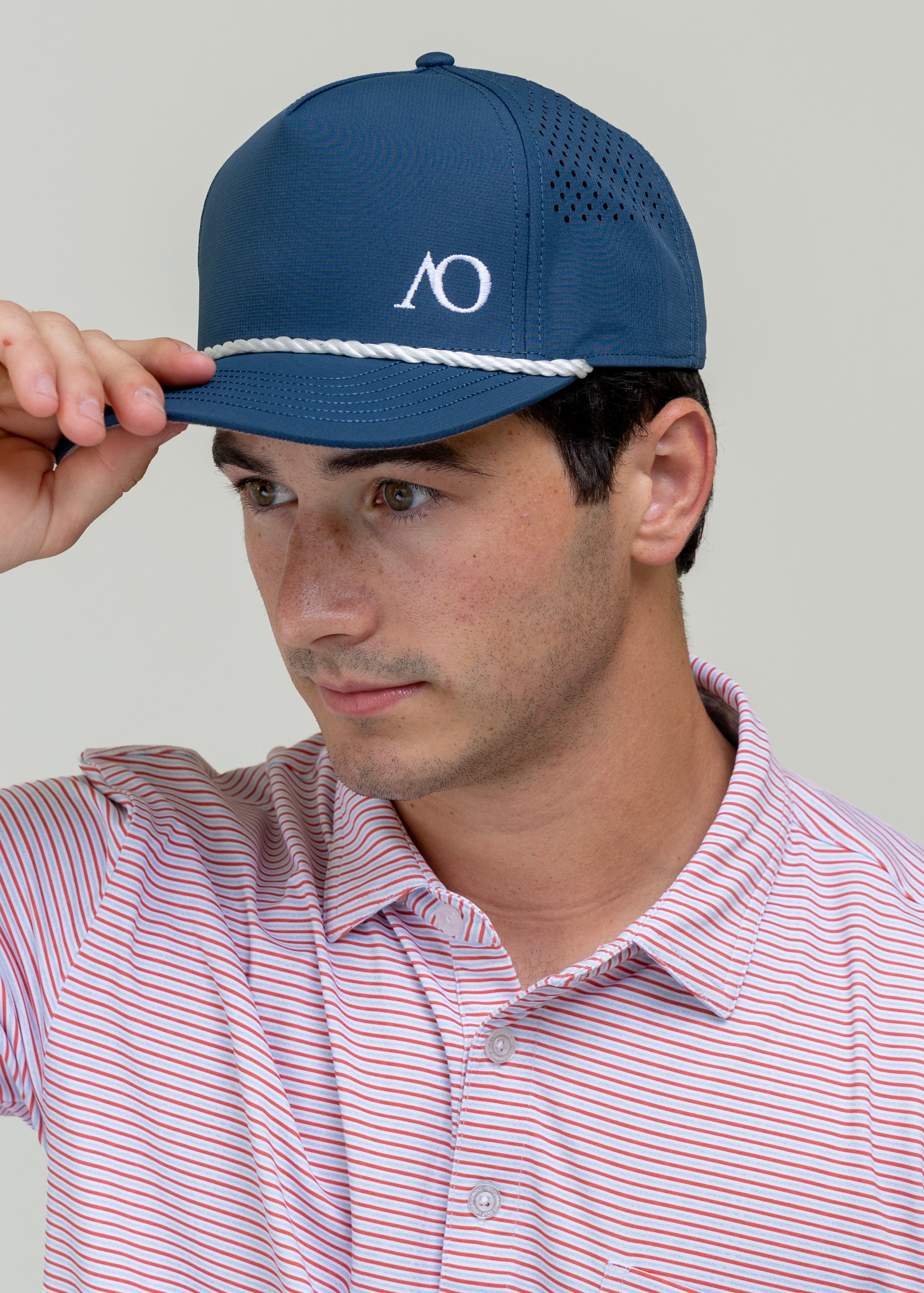 AOx Premium 5-Panel AO Hat - Navy