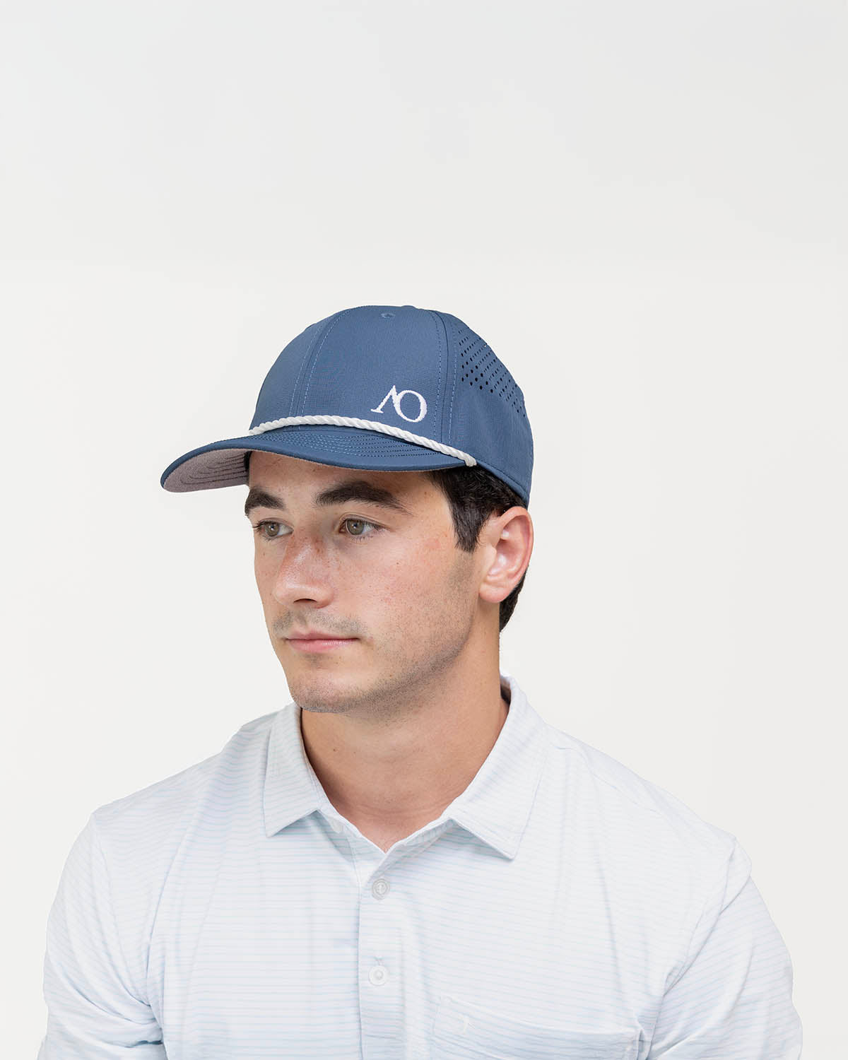 AOx Premium 6-Panel AO Hat - Navy