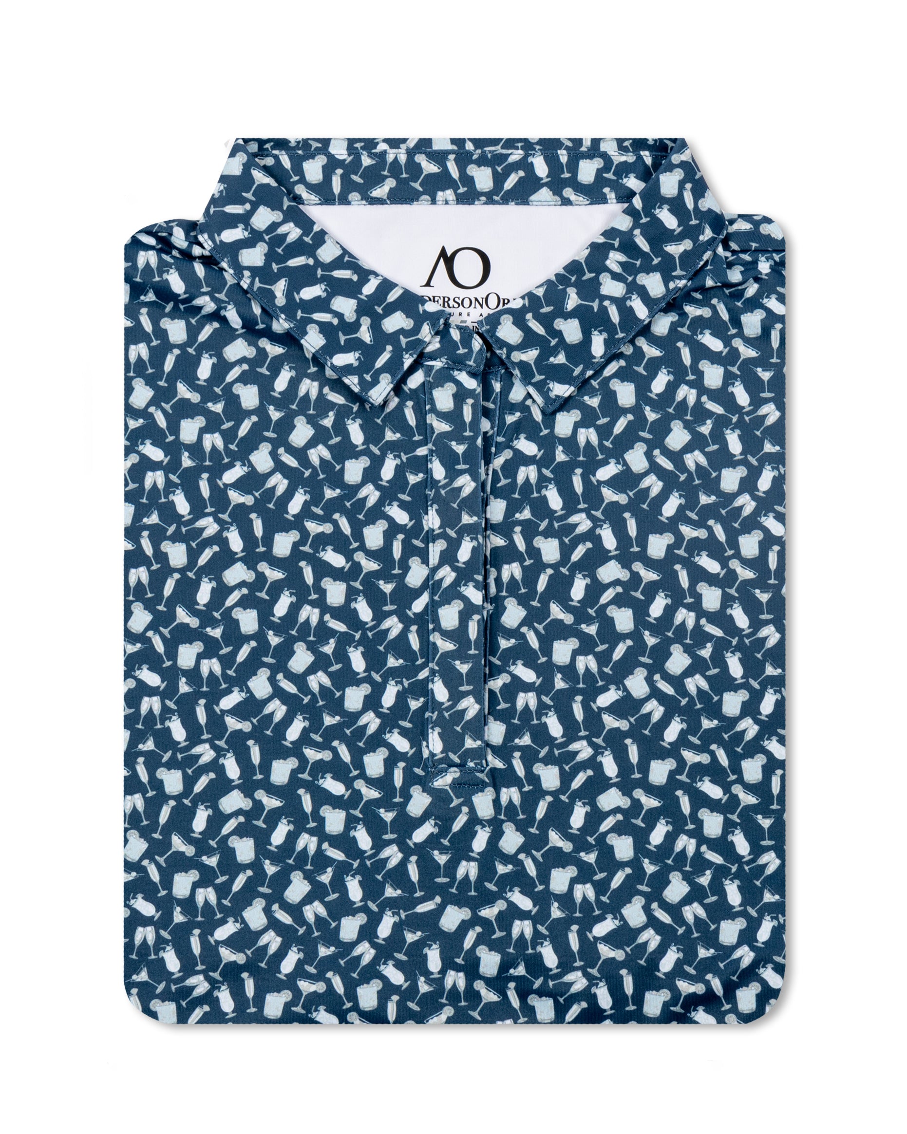 Nightcap Polo - Dark Denim/Blue Haze/Sand/Coconut/White