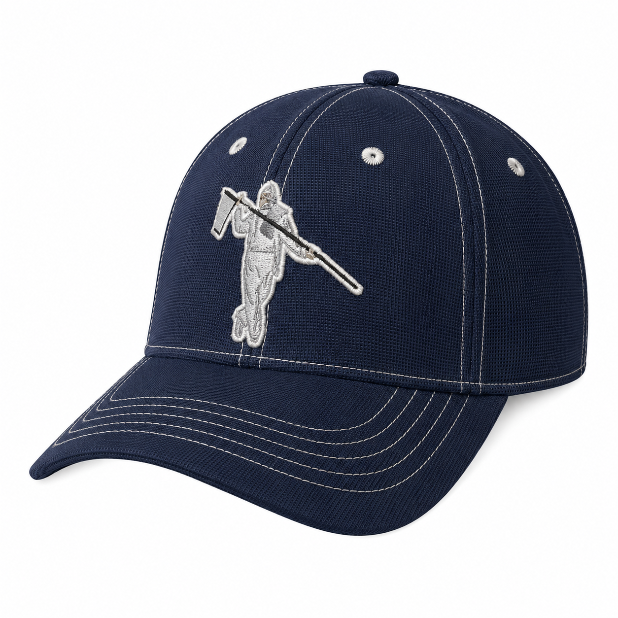 Perfect Fitted - Navy/White