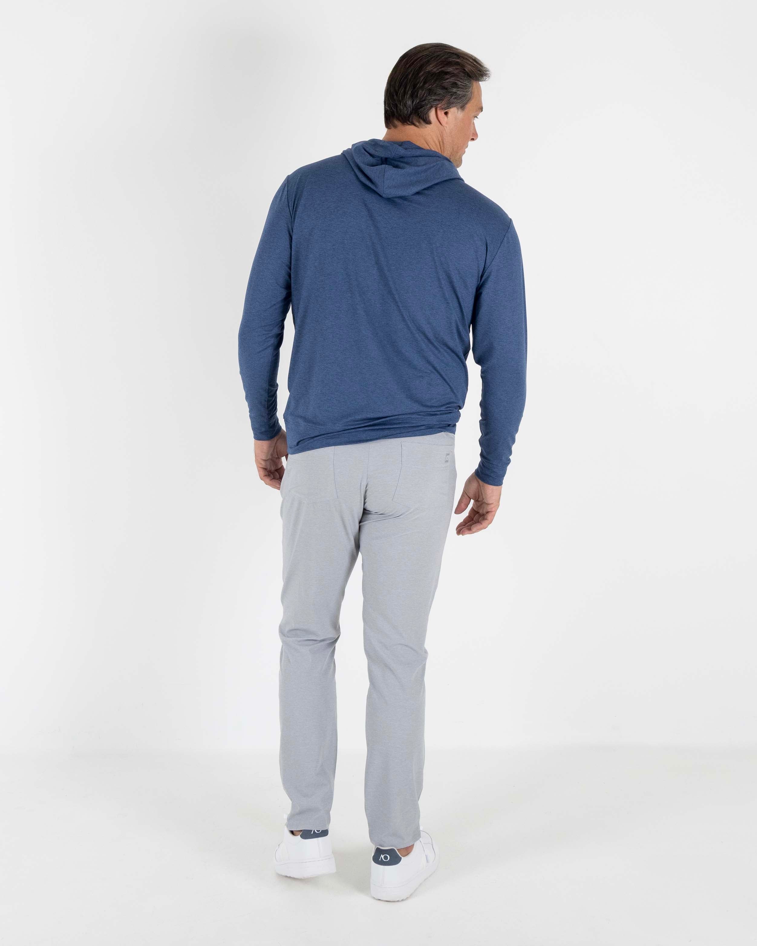 Red Beach Hoodie - Dark Denim Heather