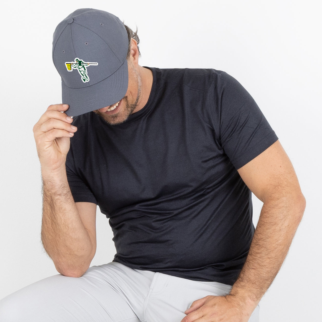 AO Performance Adjustable Hat - Charcoal - Liquid 3D Master Looper