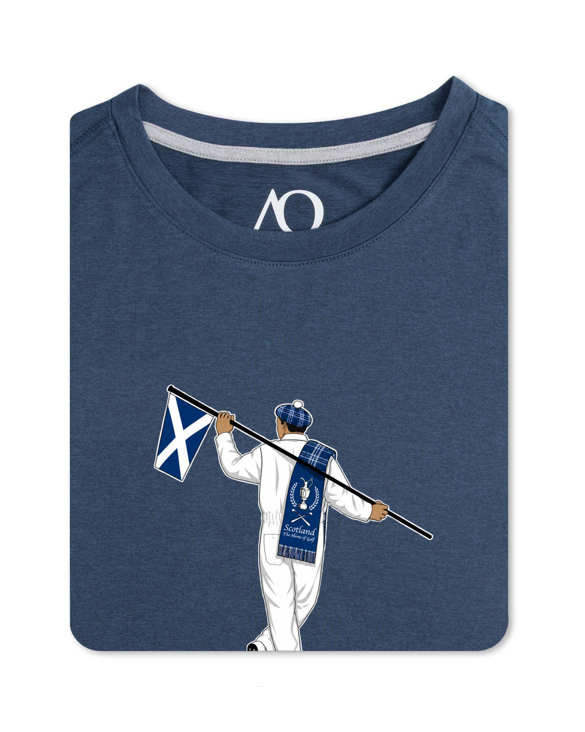 Butter T-Scottish Looper-Navy Heather