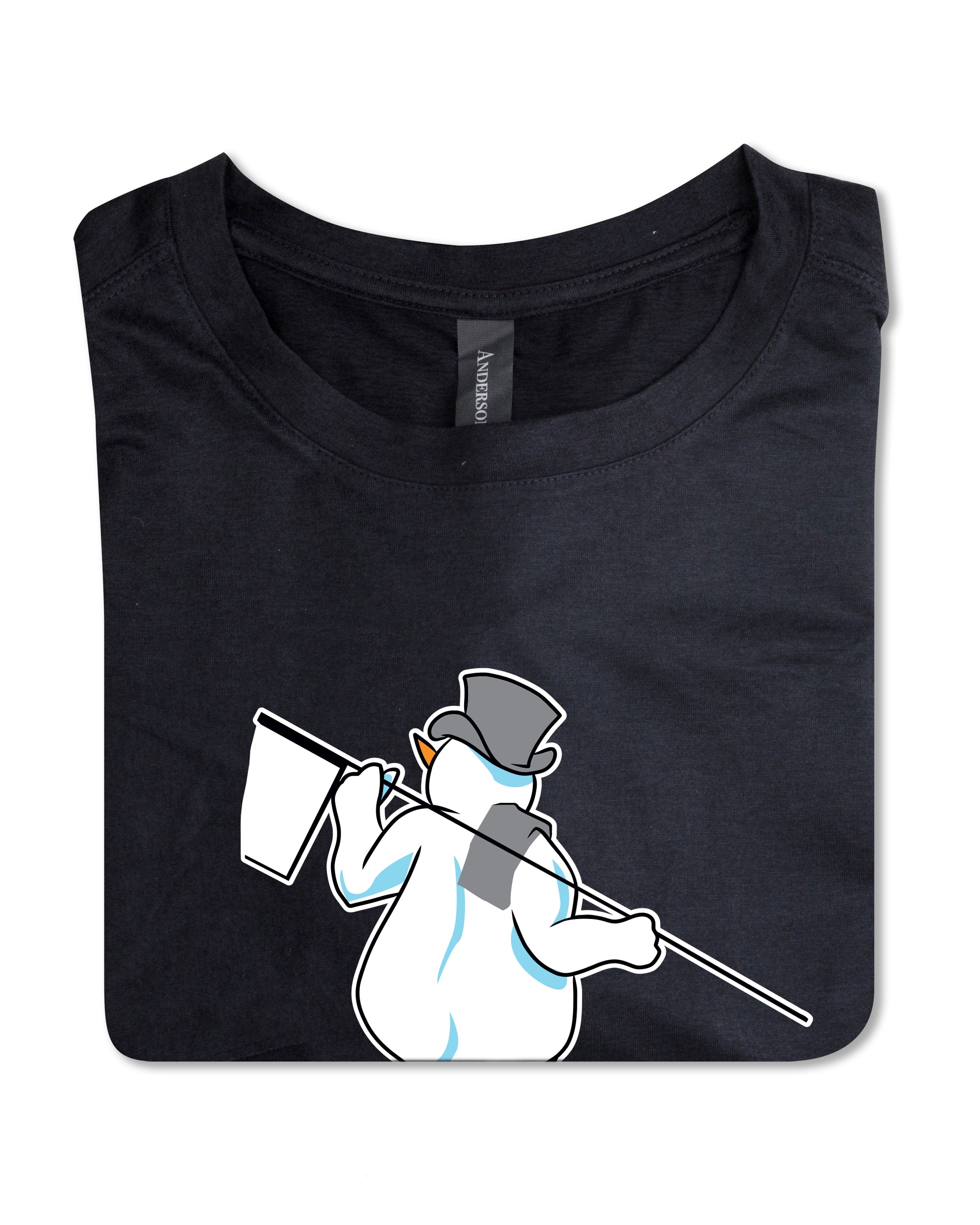 Butter T Snowman Looper - Black Heather