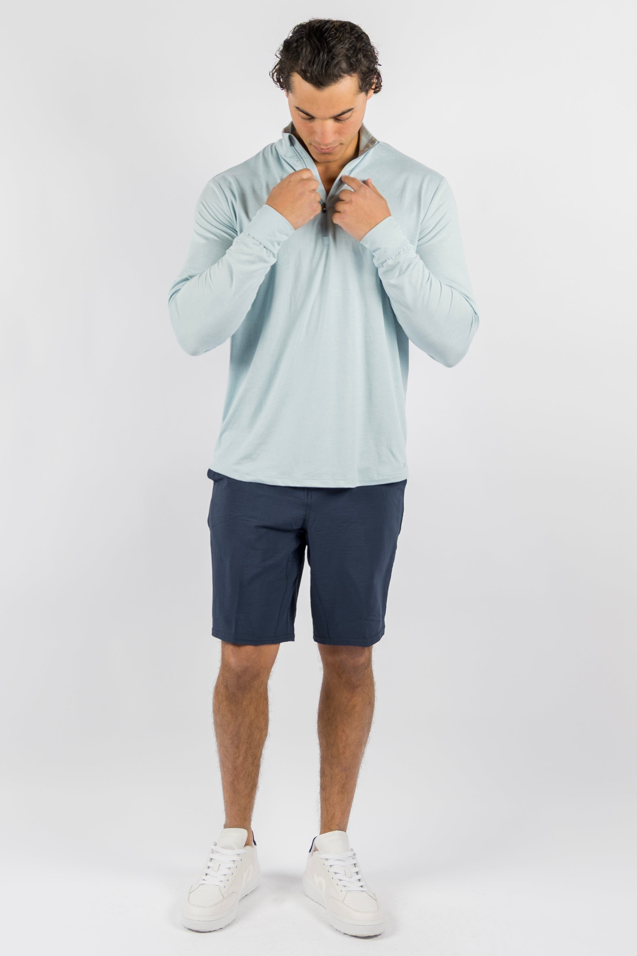 Hightower Pullover - HTR Blue Haze