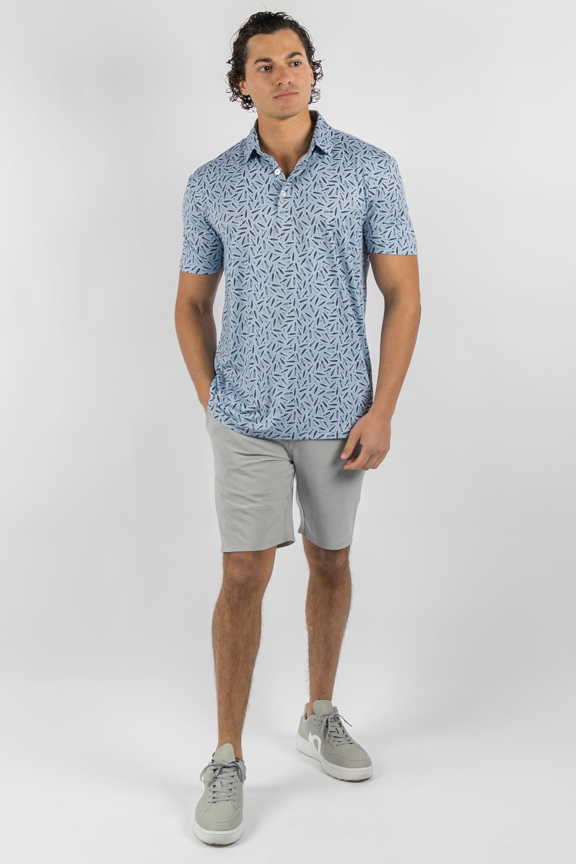 Sea Polo - Dusty Blue/Full Moon Sky/Blue Haze/White