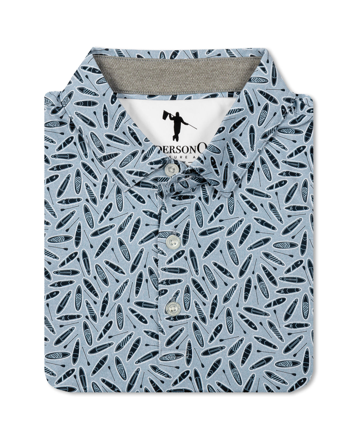 Sea Polo - Dusty Blue/Full Moon Sky/Blue Haze/White