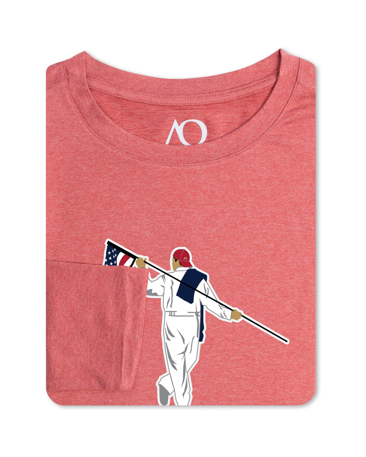 Butter T LS American Looper - Mineral Red Heather