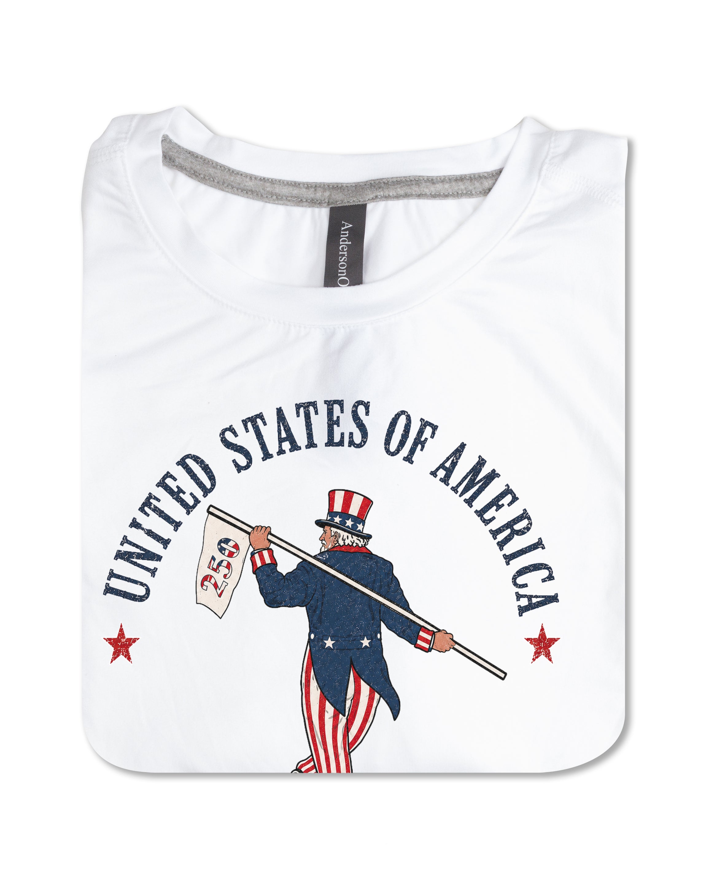 Butter T-Uncle Sam Looper-250-White