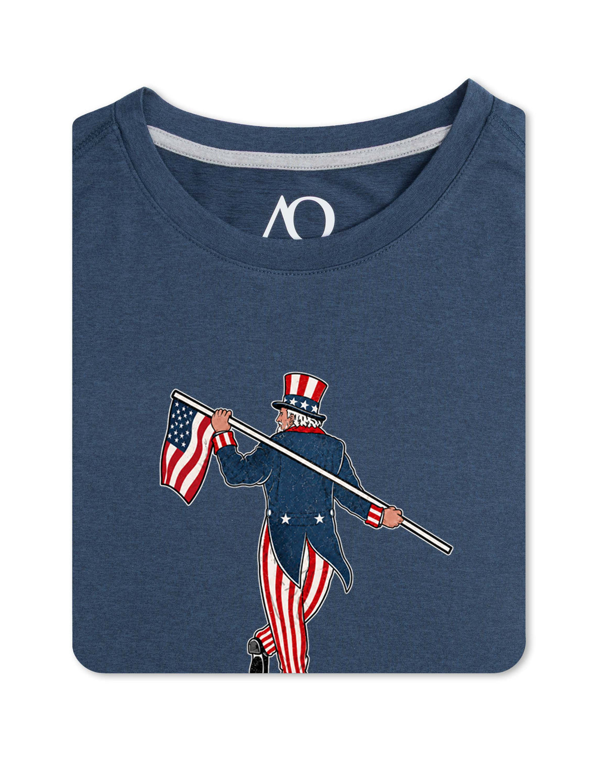 Butter T-Uncle Sam Looper-Navy Heather