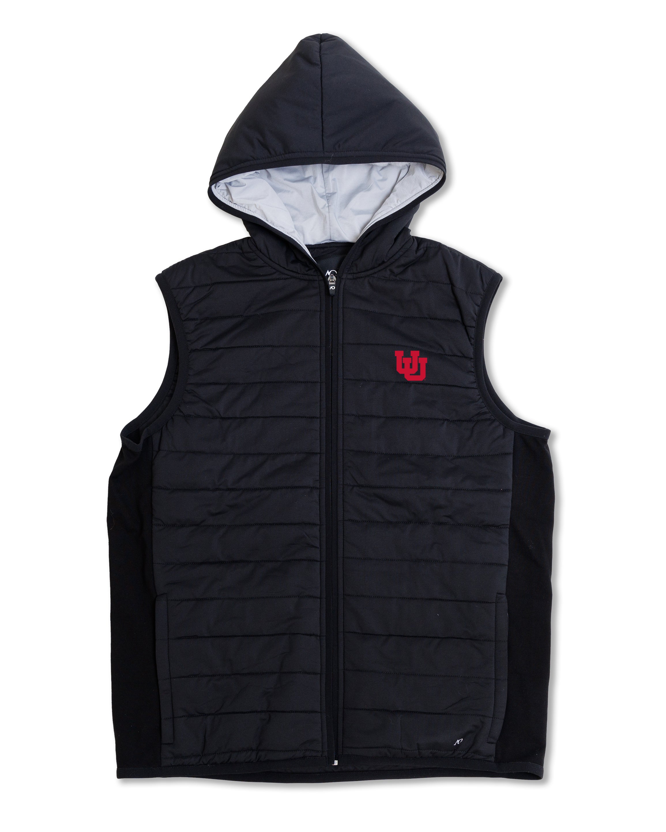 Corlys Hooded Vest Utah - Black/Grey Heather