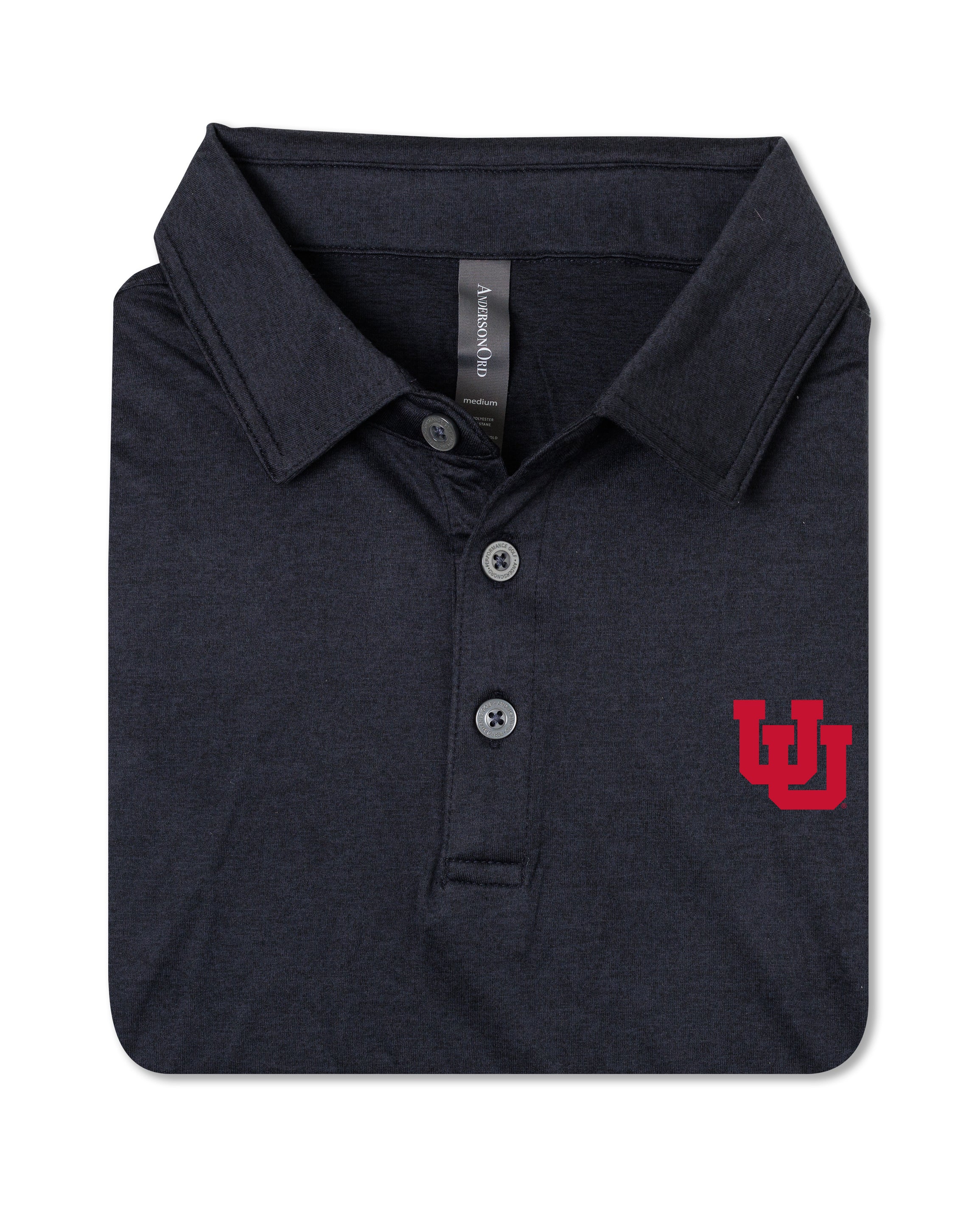 Gamer Polo Utah - Black Heather