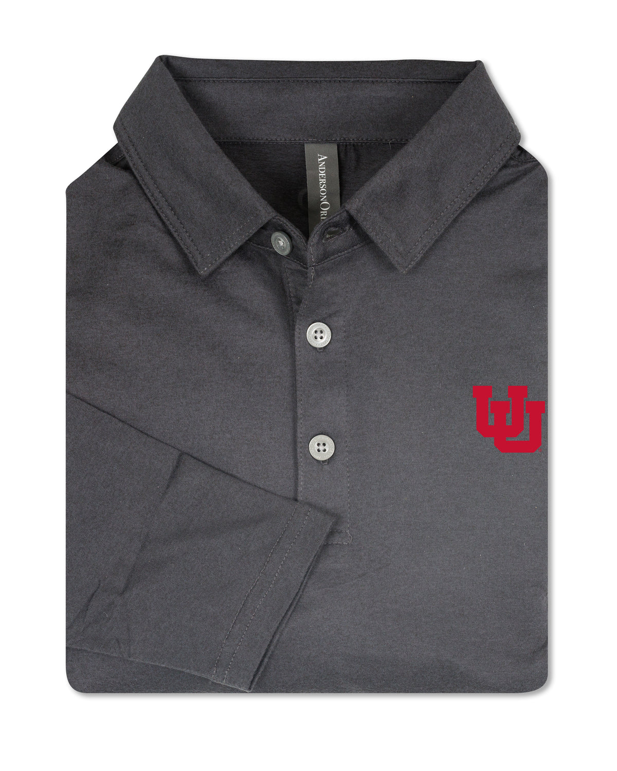 Gamer Long Sleeve Polo Utah - Black Heather