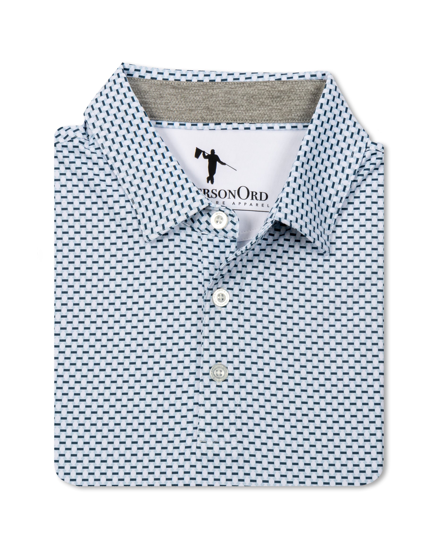 Village Polo - Moonlit Ocean/Blue Haze/White
