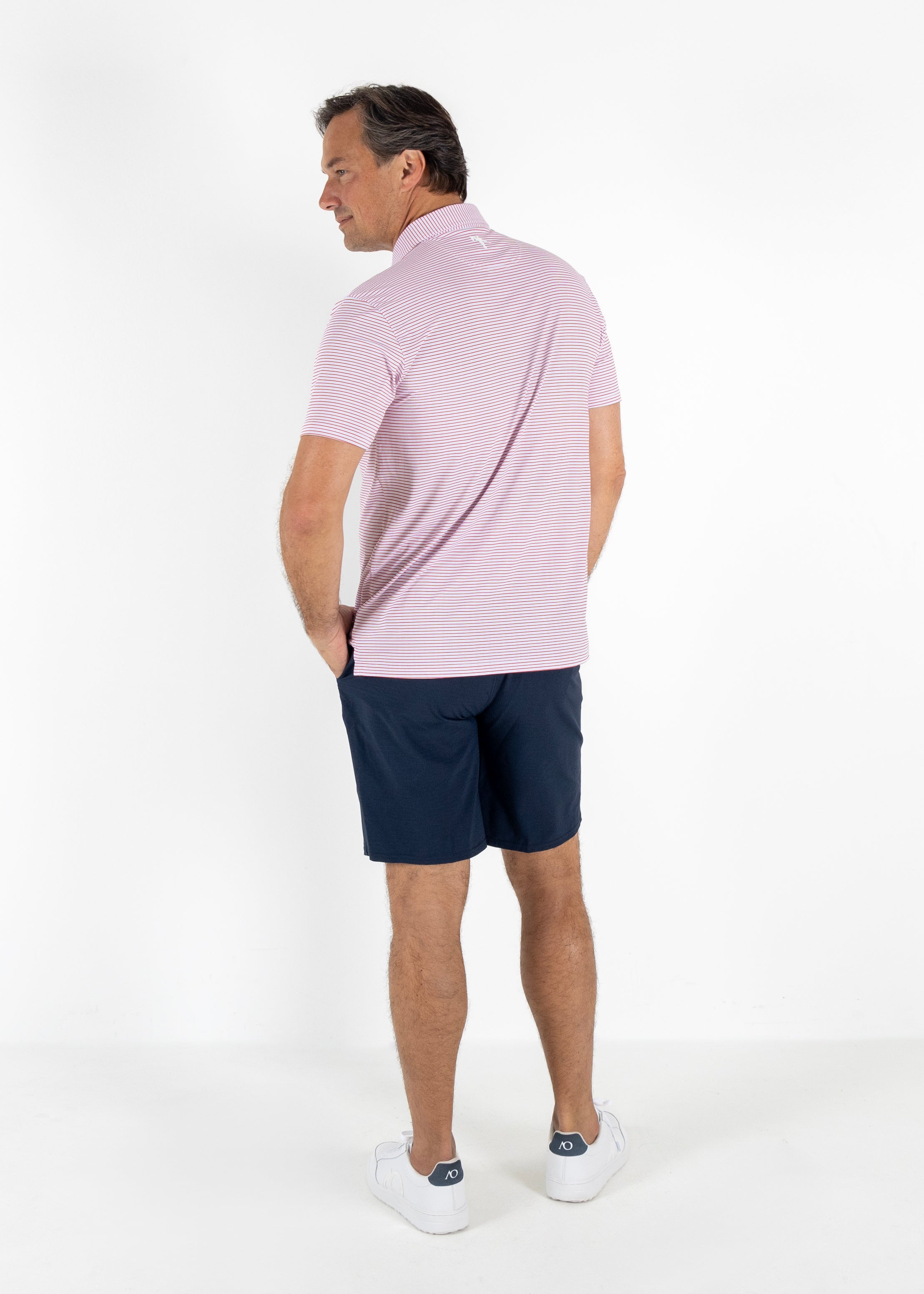 Mitch Martin Polo - HTR Blue Haze/HTR Burnt Sienna