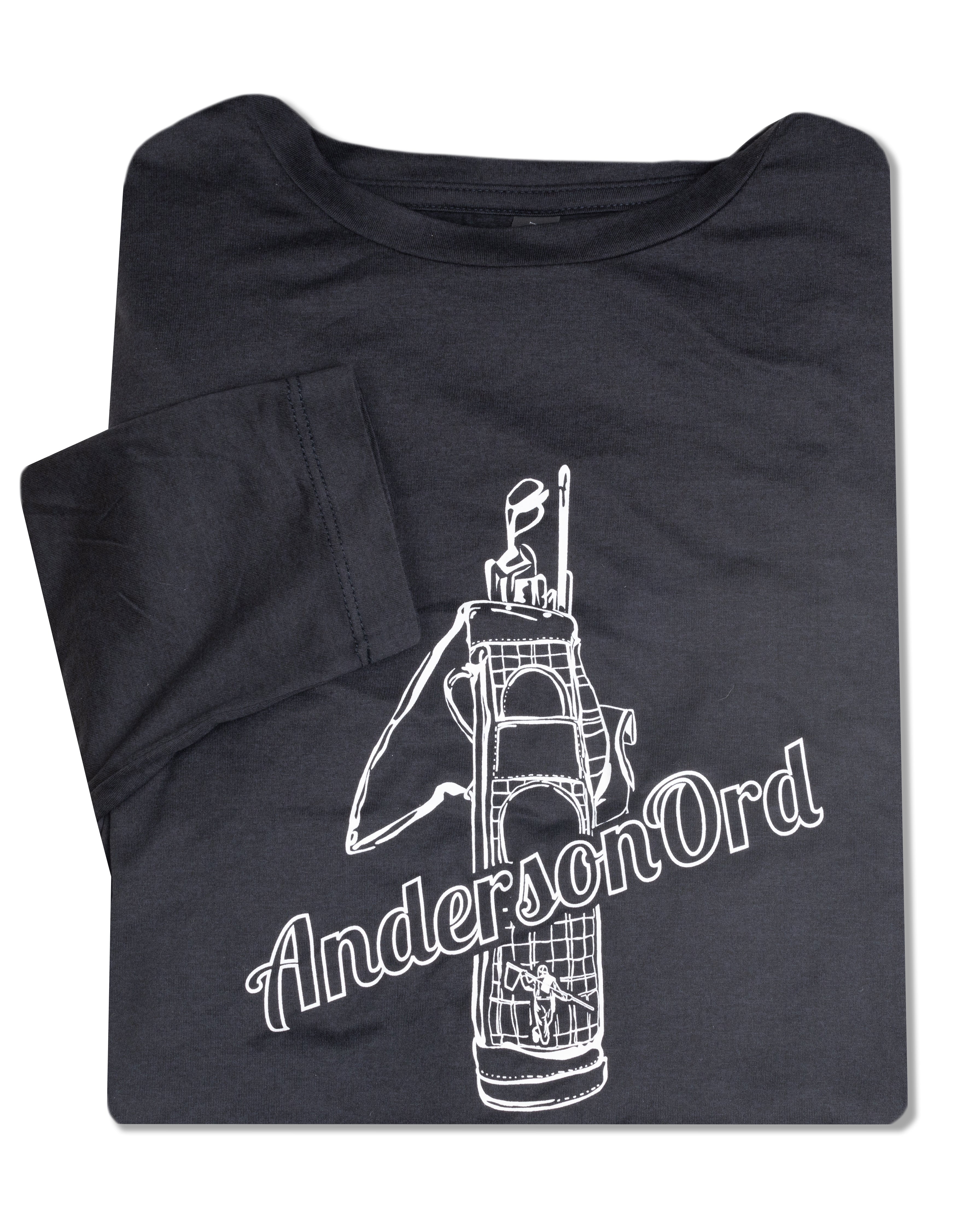 Butter T Long Sleeve Vintage Bag - Black Heather