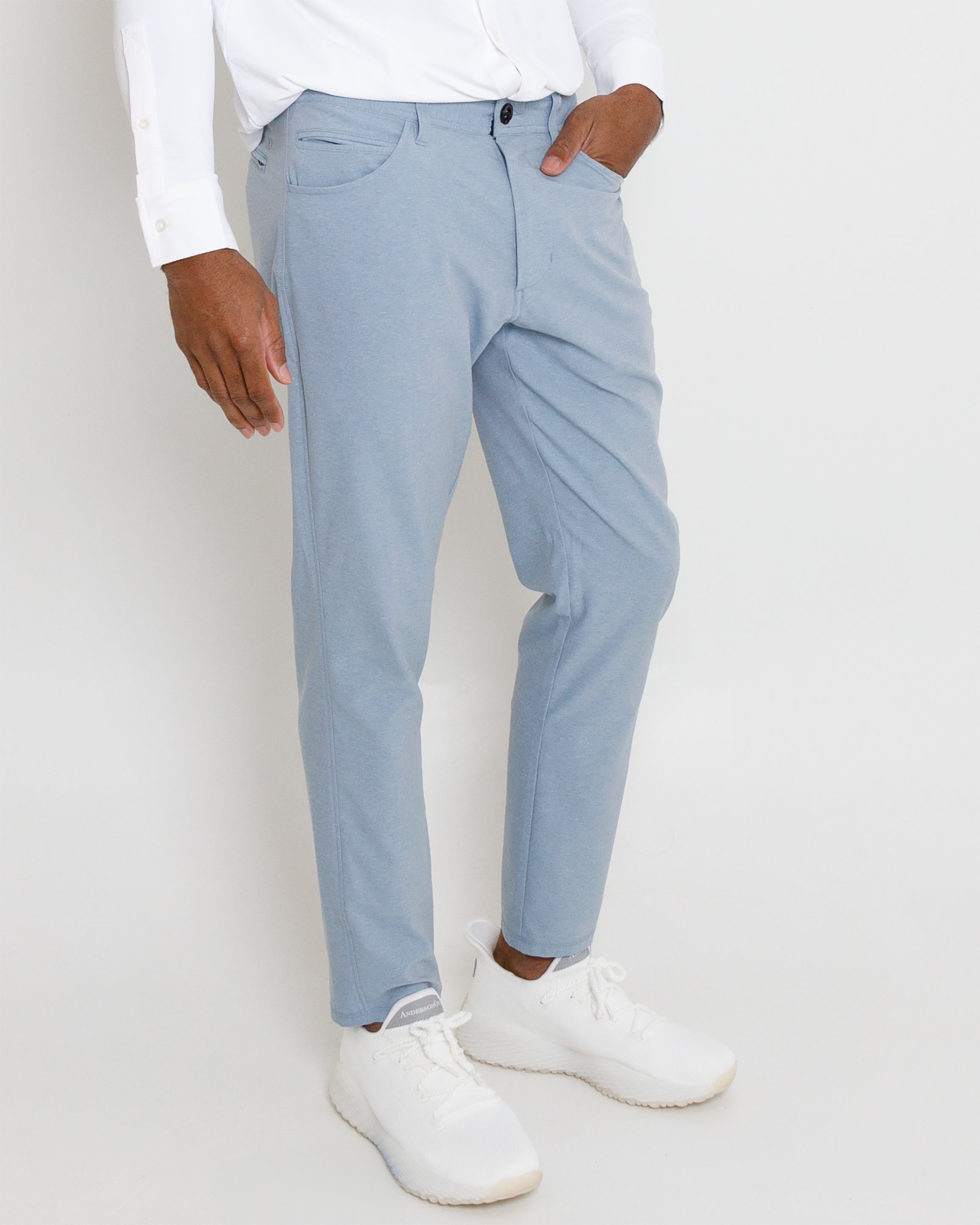 Ace Federman Pant - Dusty Blue Heather - 30 Inseam