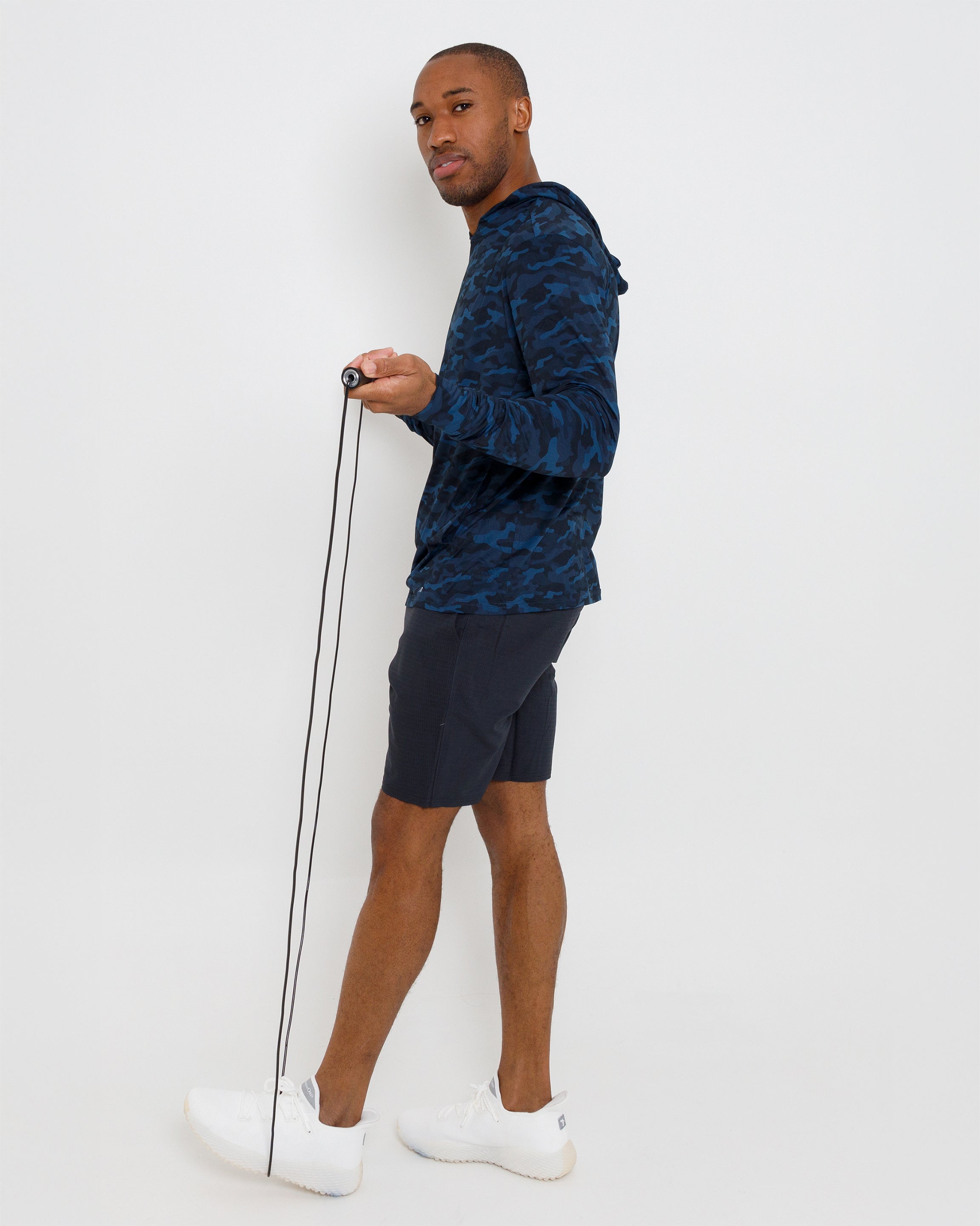 Blacks Beach Hoodie - Dark Blue Sea Camo