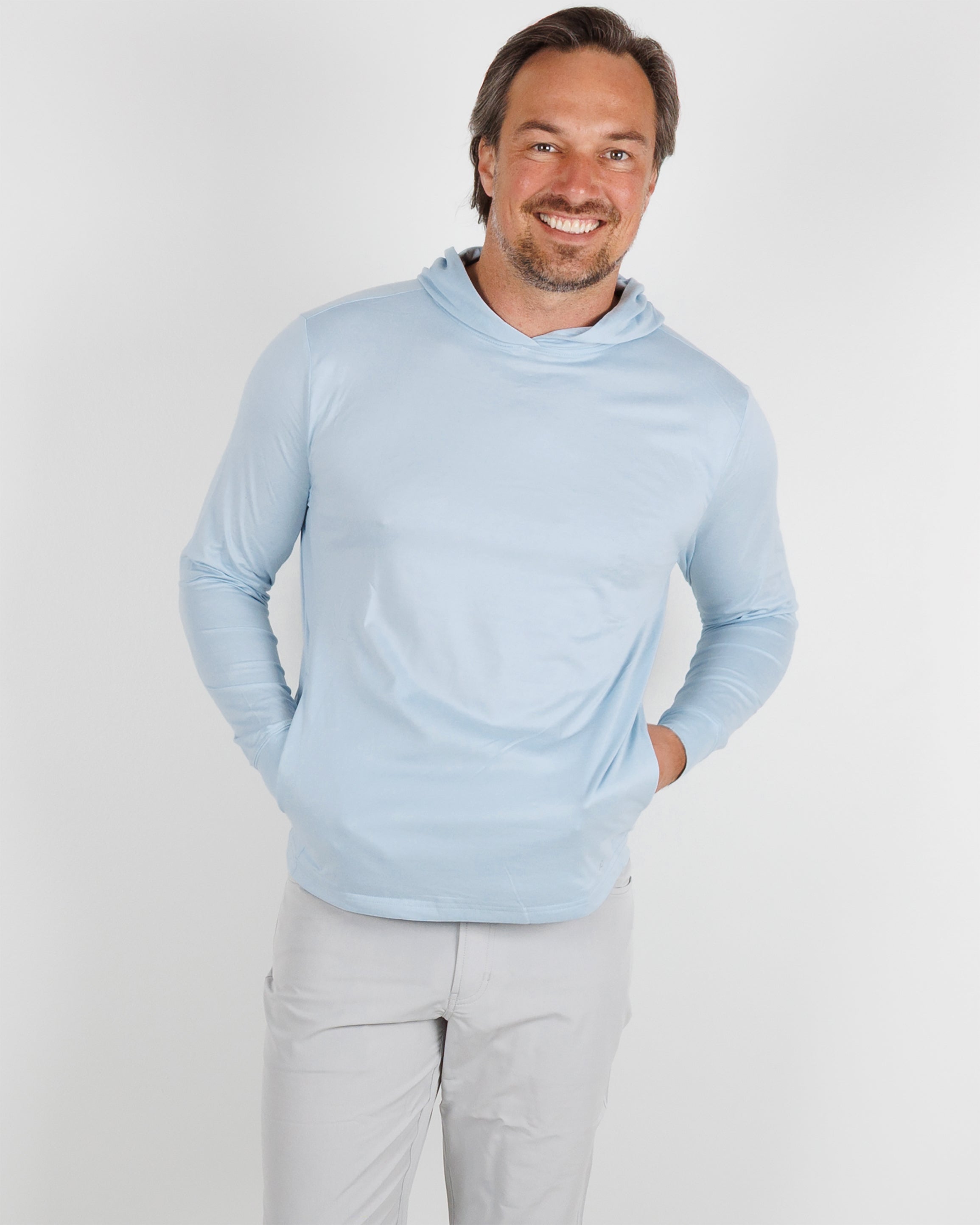 Blacks Beach Hoodie - Niagara Mist Heather