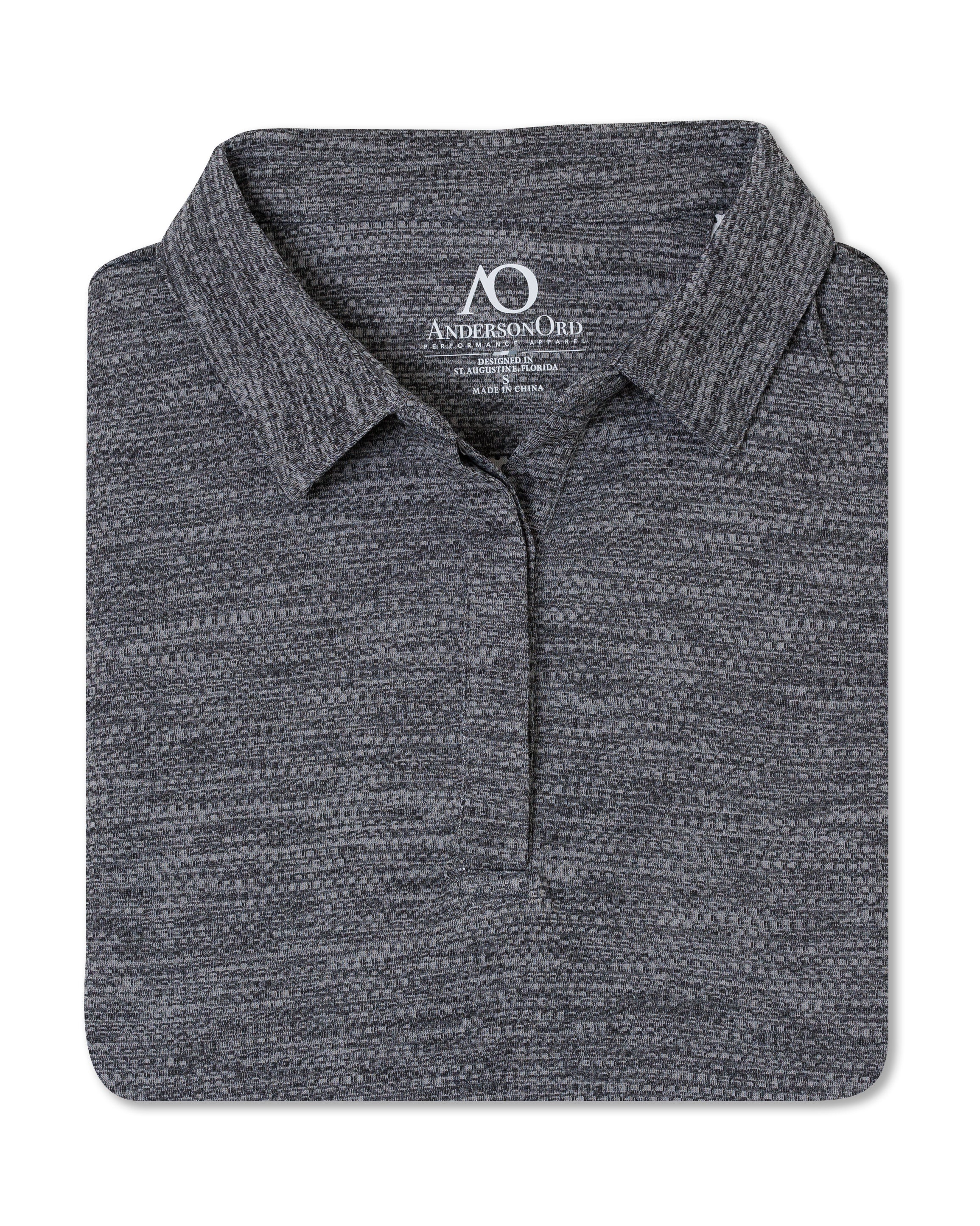 Women's BRRR Polo - Black Heather