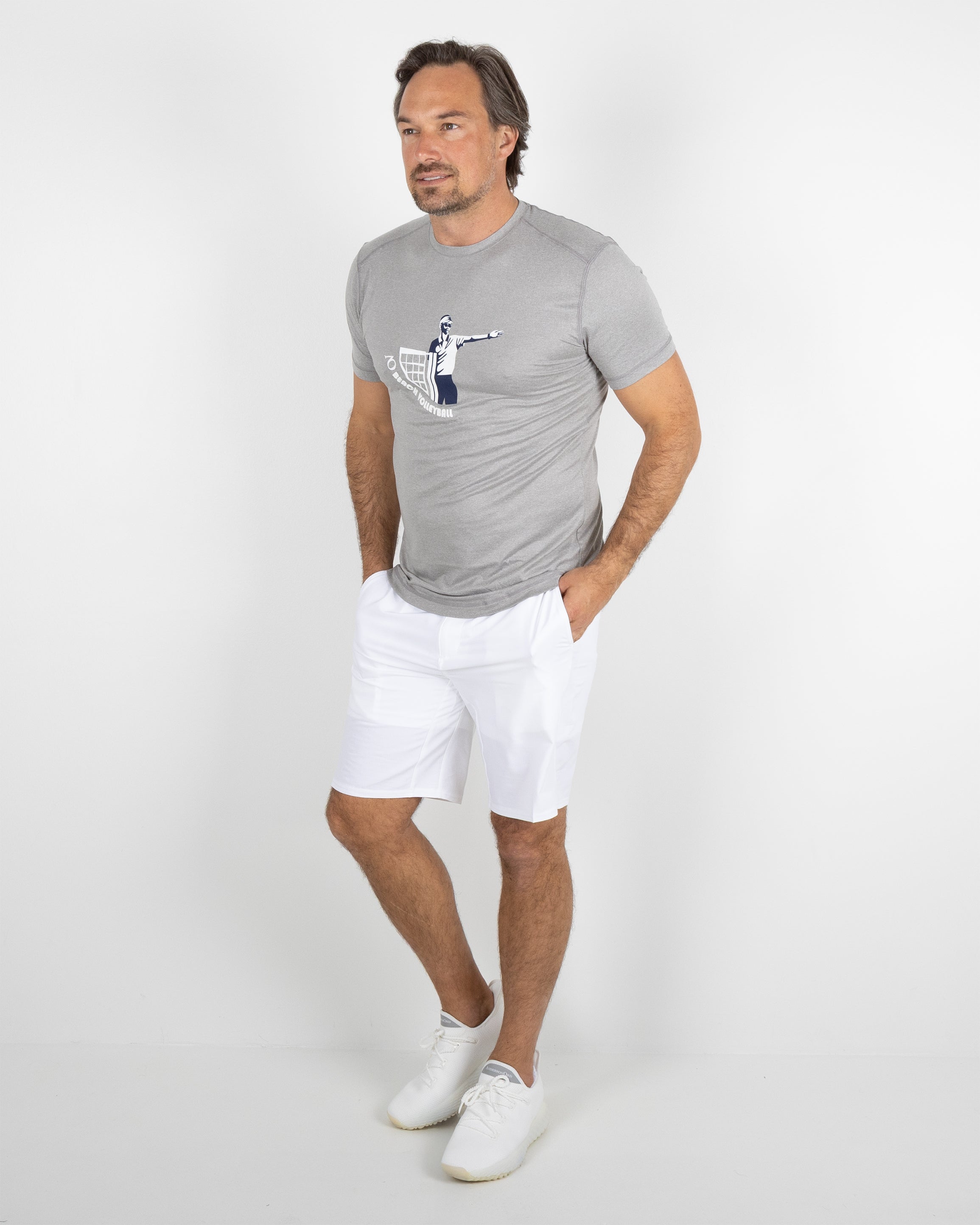 Butter T Beach Volleyball - Grey Heather