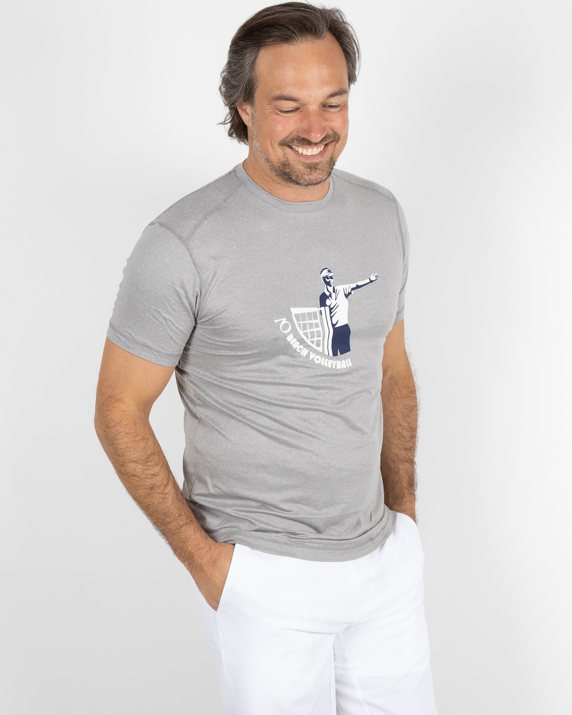 Butter T Beach Volleyball - Grey Heather